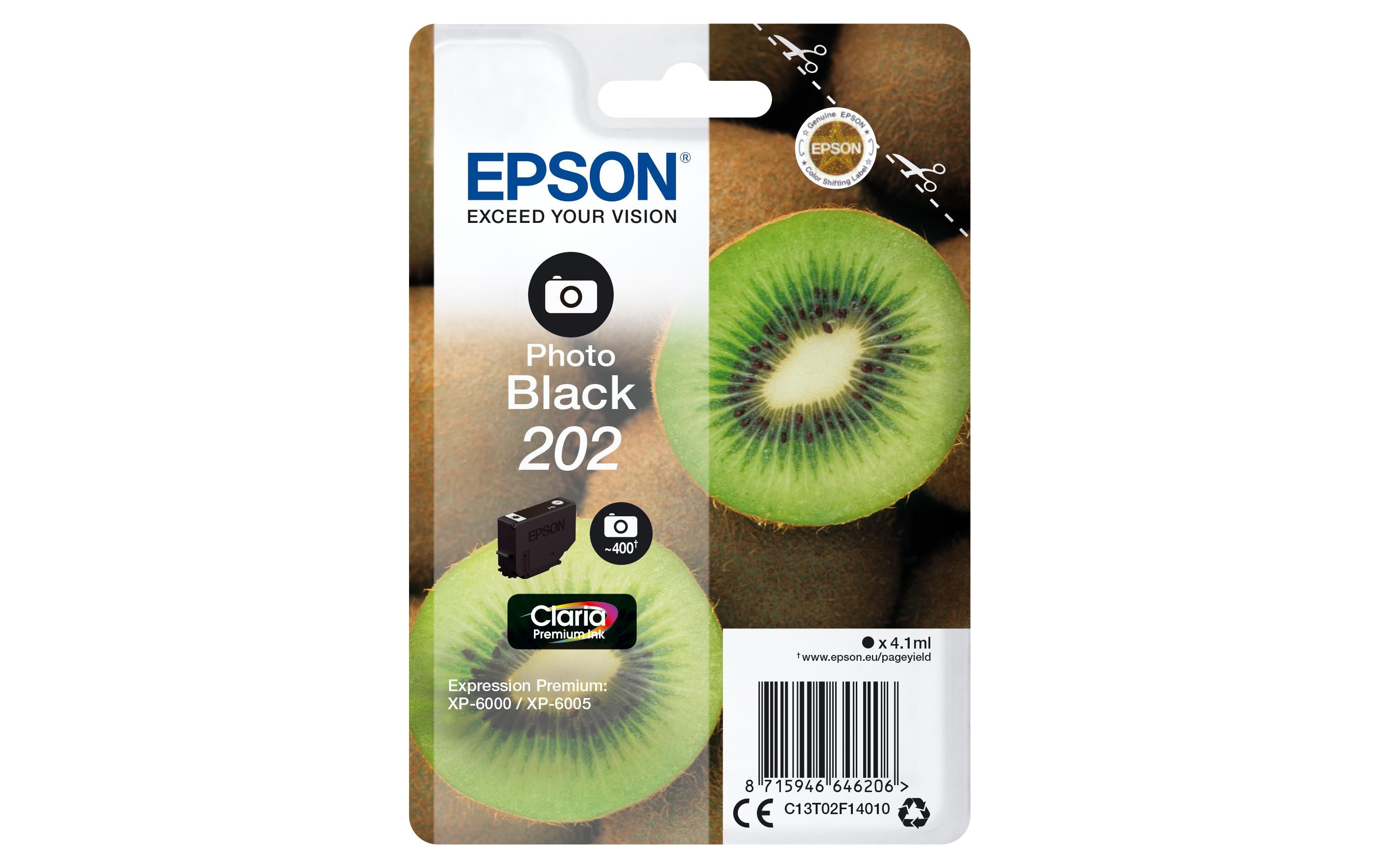 Tinte Epson C13T02F14010 Photo Black 4.1ml