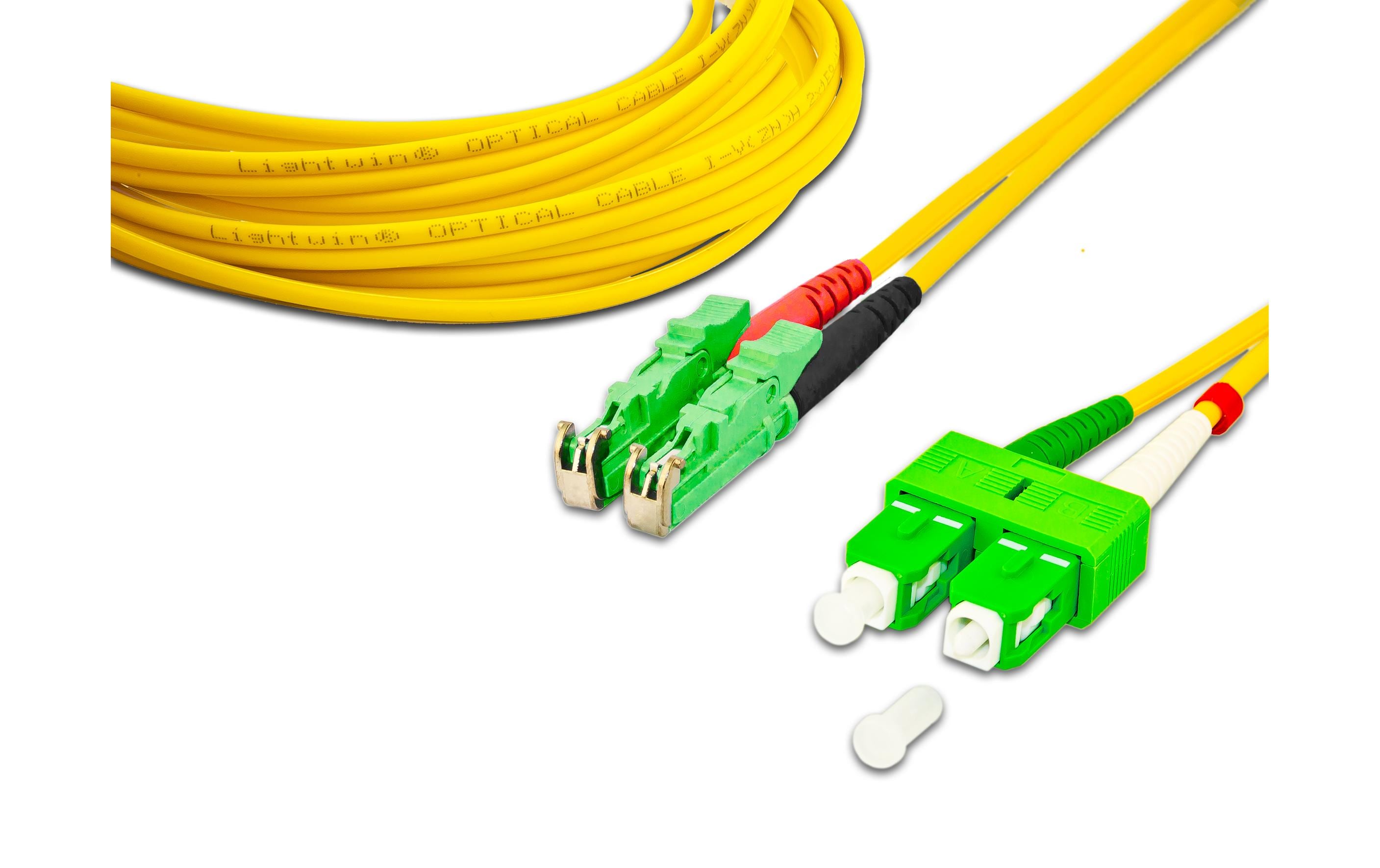 Lightwin LWL HQ Duplex Patchkabel, LSH, 10m