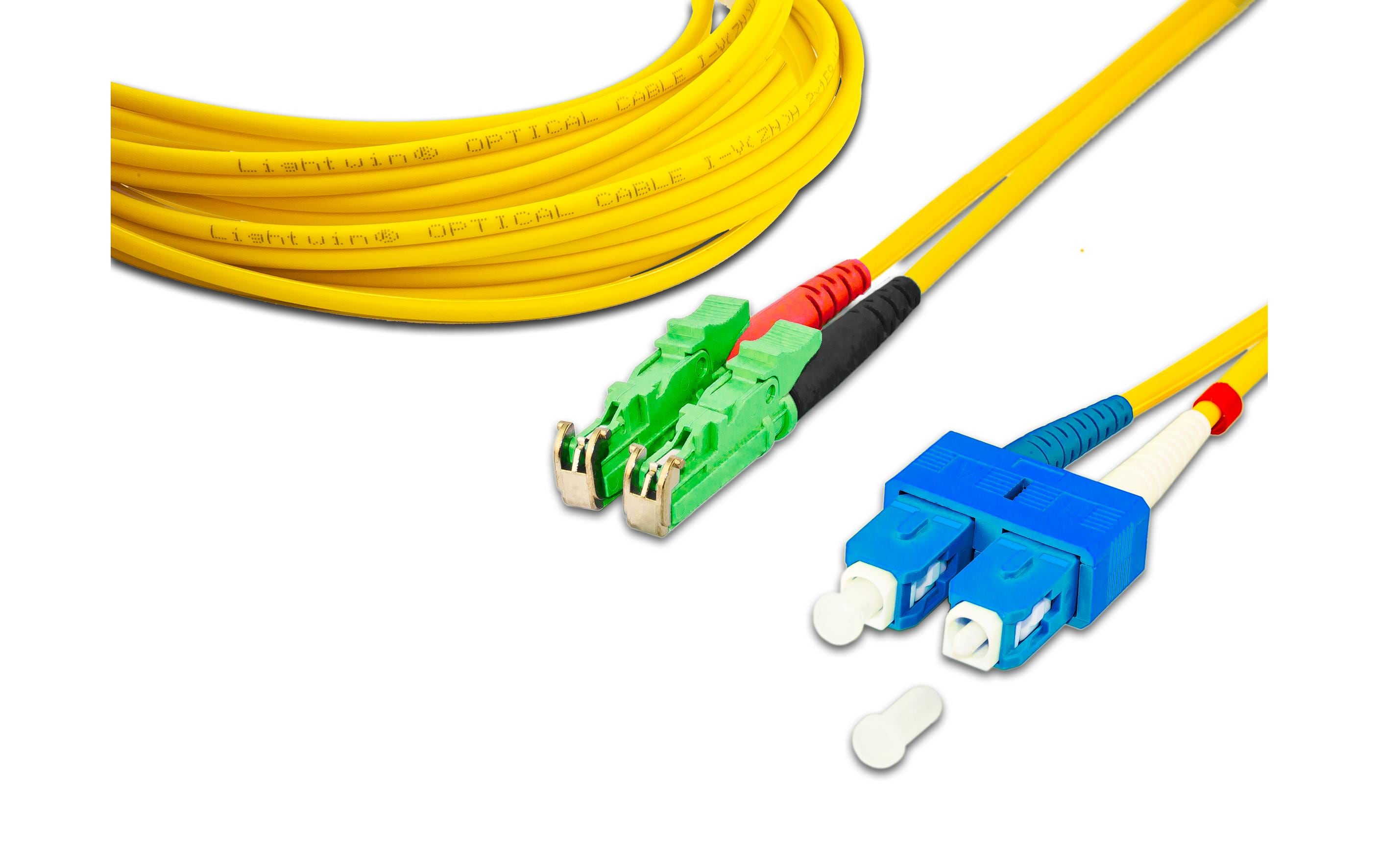 Lightwin LWL HQ Duplex Patchkabel, LSH, 2m