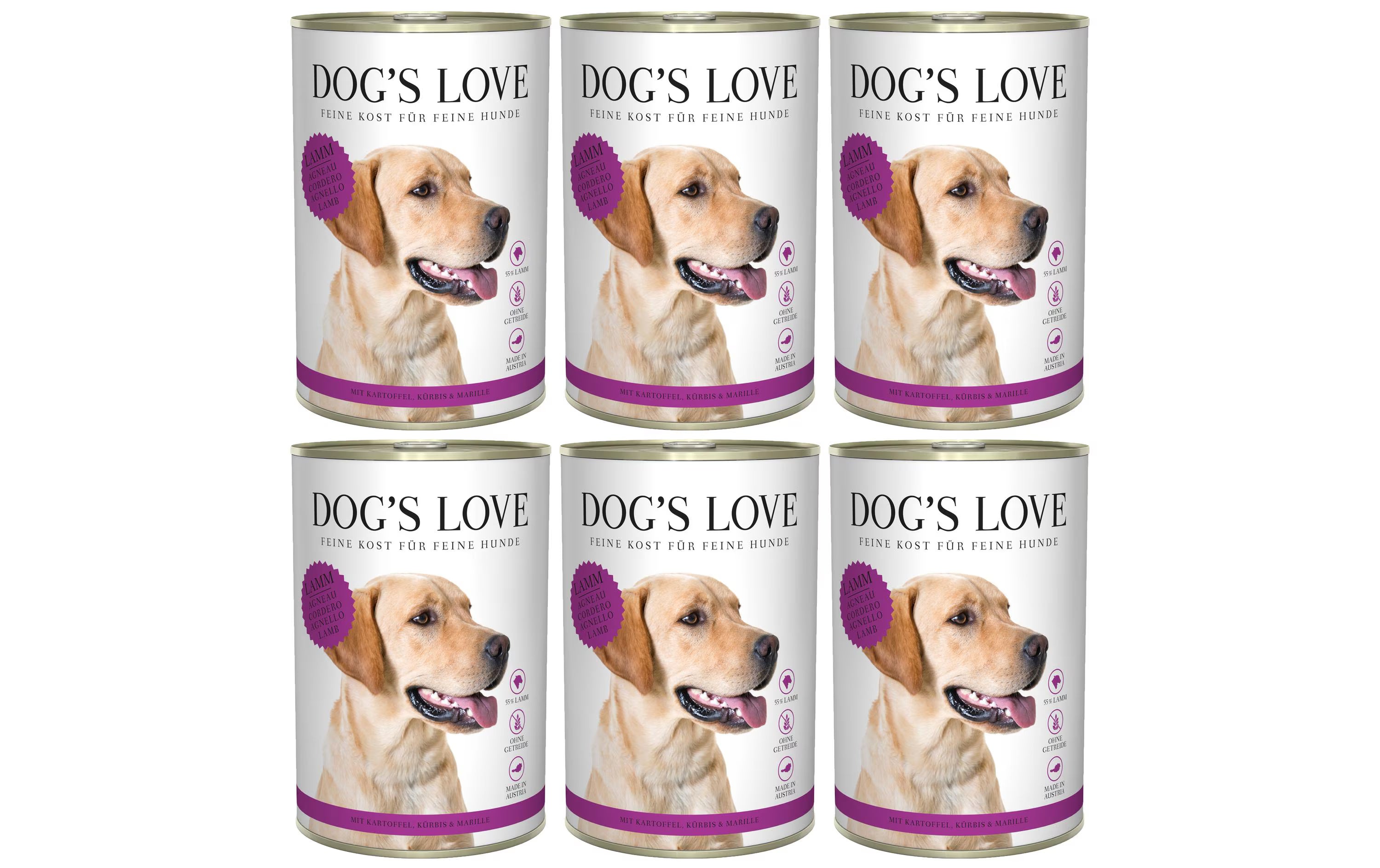 Dogs Love Nassfutter Adult Lamm,