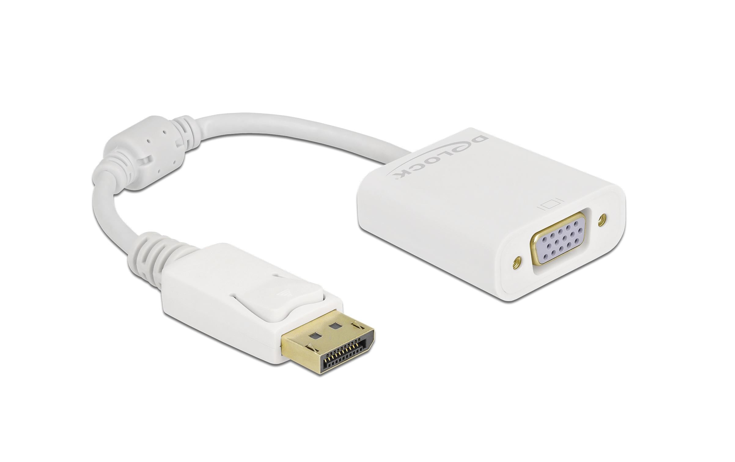 Monitoradapter DP 1.2 Stecker zu VGA Buchse