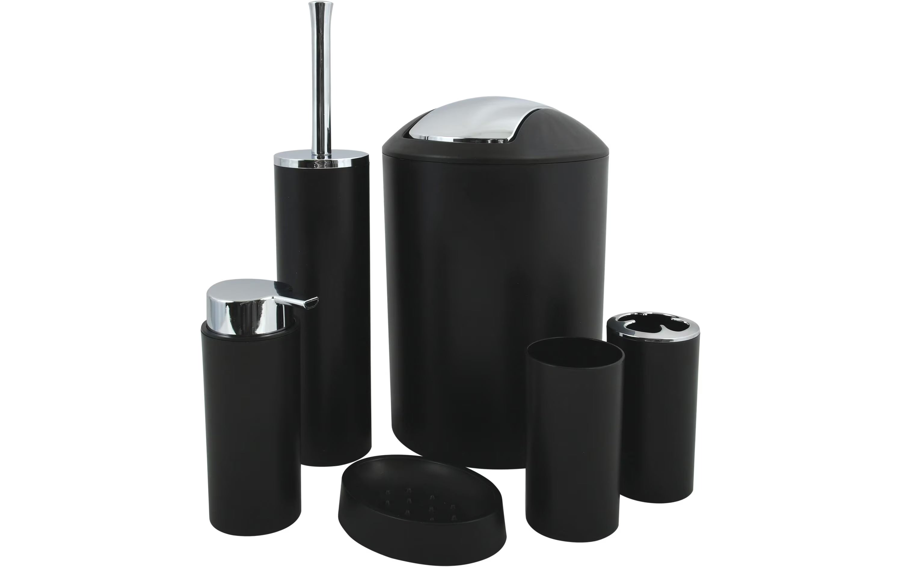 MSV Badset Hannah, 6er Set, Schwarz