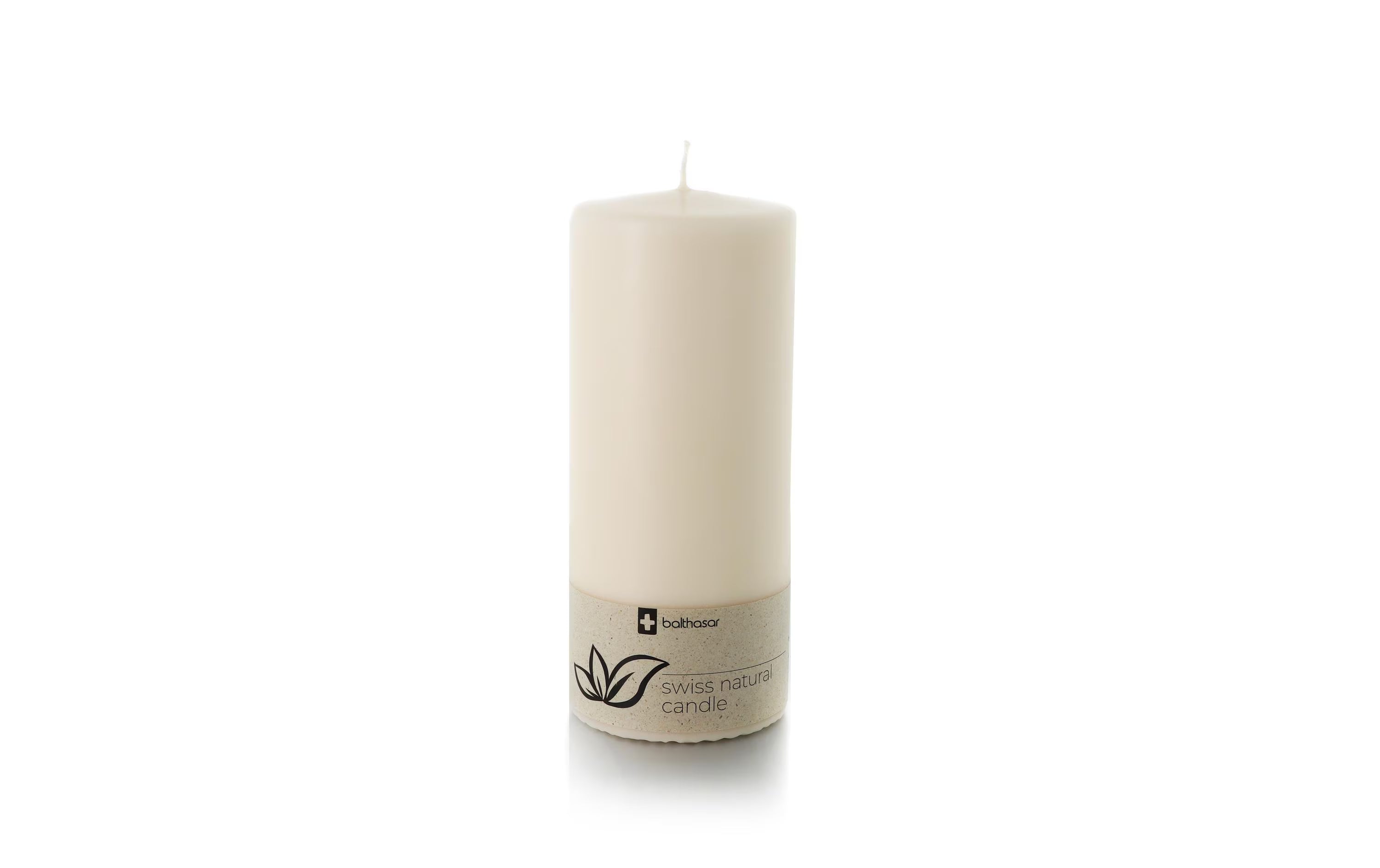 balthasar Zylinderkerze Swiss Natural ecru