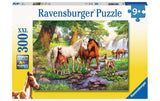 Puzzle Wildpferde am Fluss