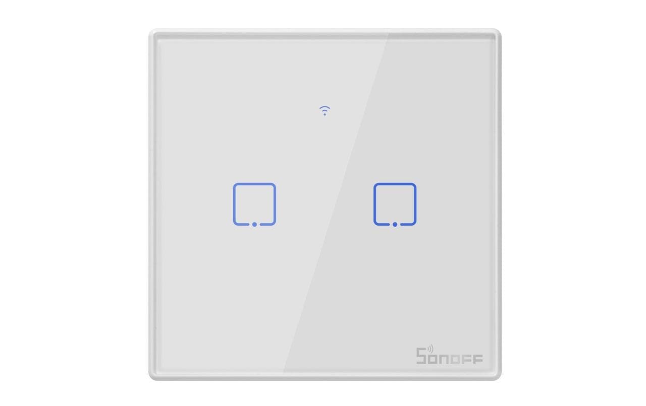 SONOFF WiFi-RF-Lichtschalt 2-fach T2EU2C-TX