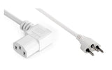 Netzkabel T12-C13 90 seitlich gewinkelt re