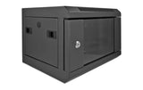 Delock 10 Netzwerkschrank mit Glastür 4 HE