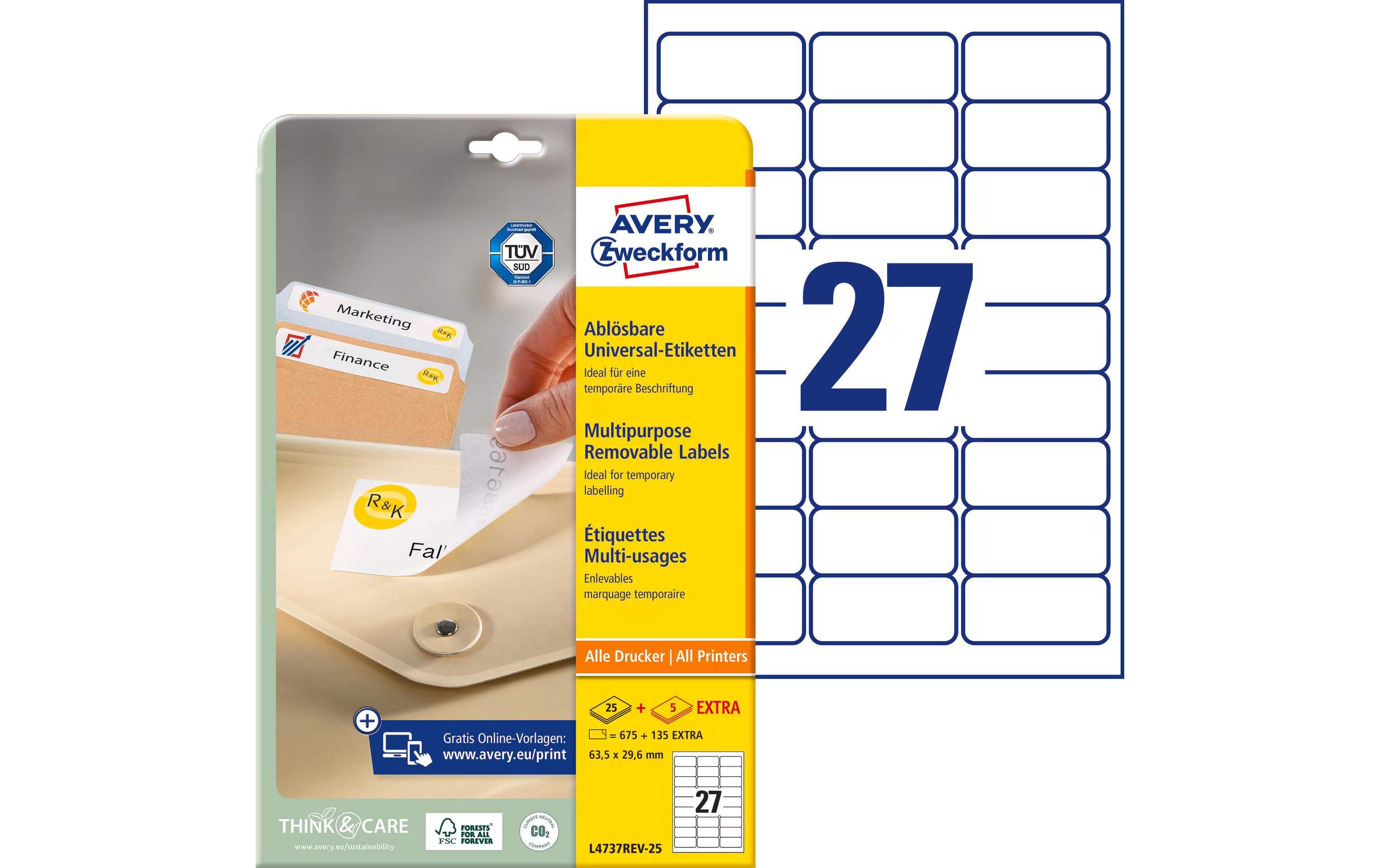 Avery Zweckform Universal-Etiketten