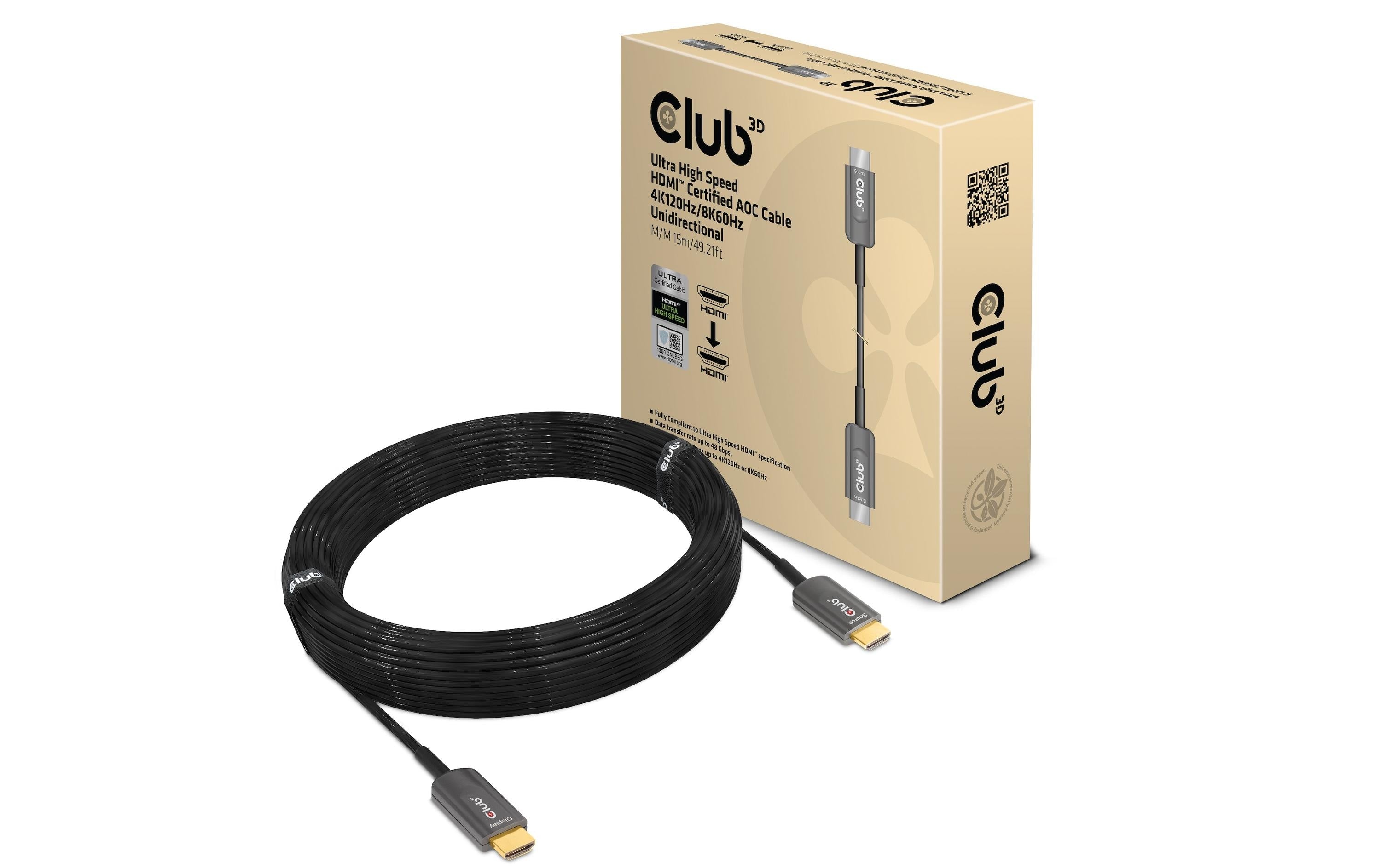 Club 3D Optisches Kabel CAC-1377 4K120Hz/8K