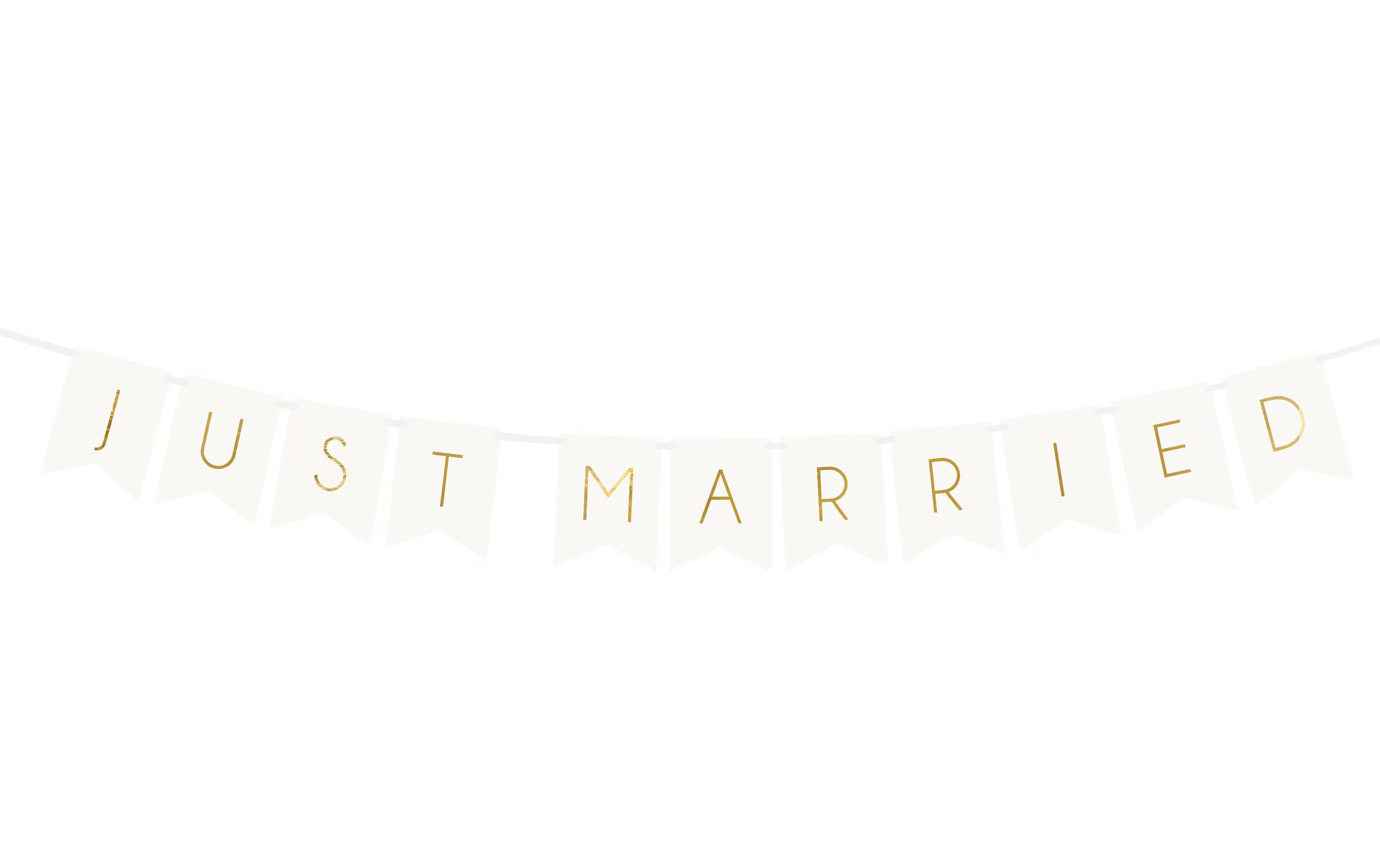 Partydeco Girlande Just Married