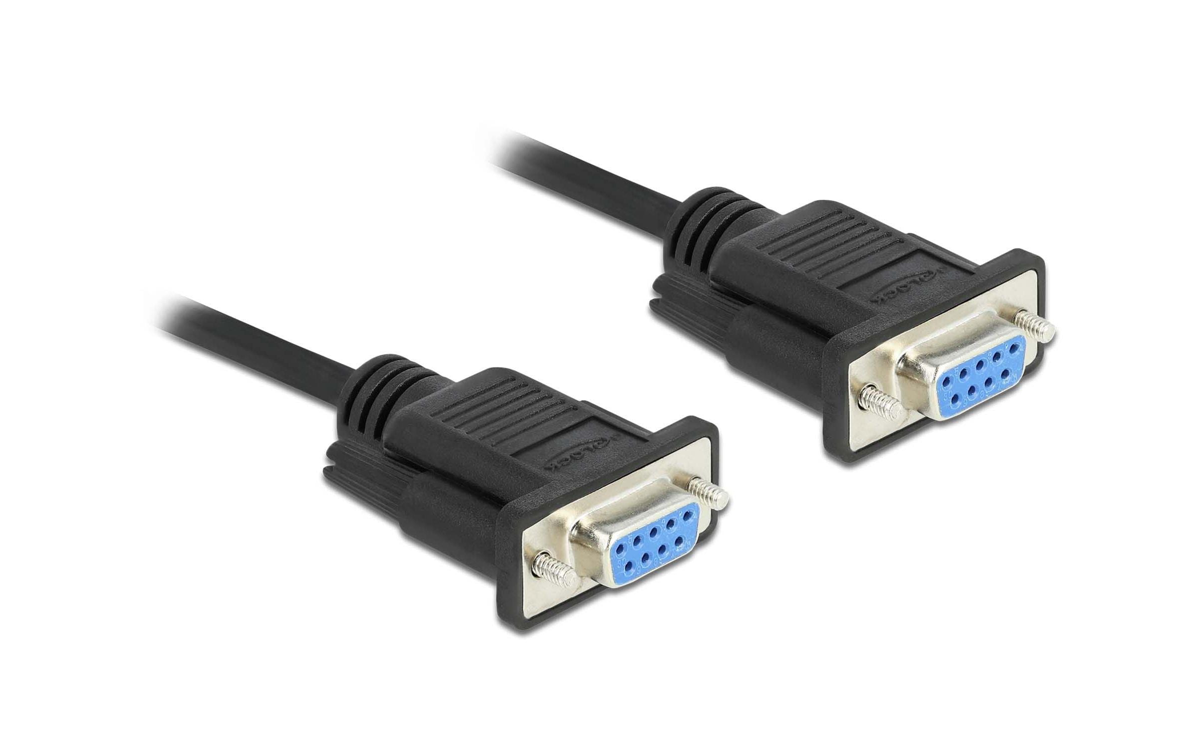 Delock Seriell Kabel,D-Sub 9, Buchse-Buchse