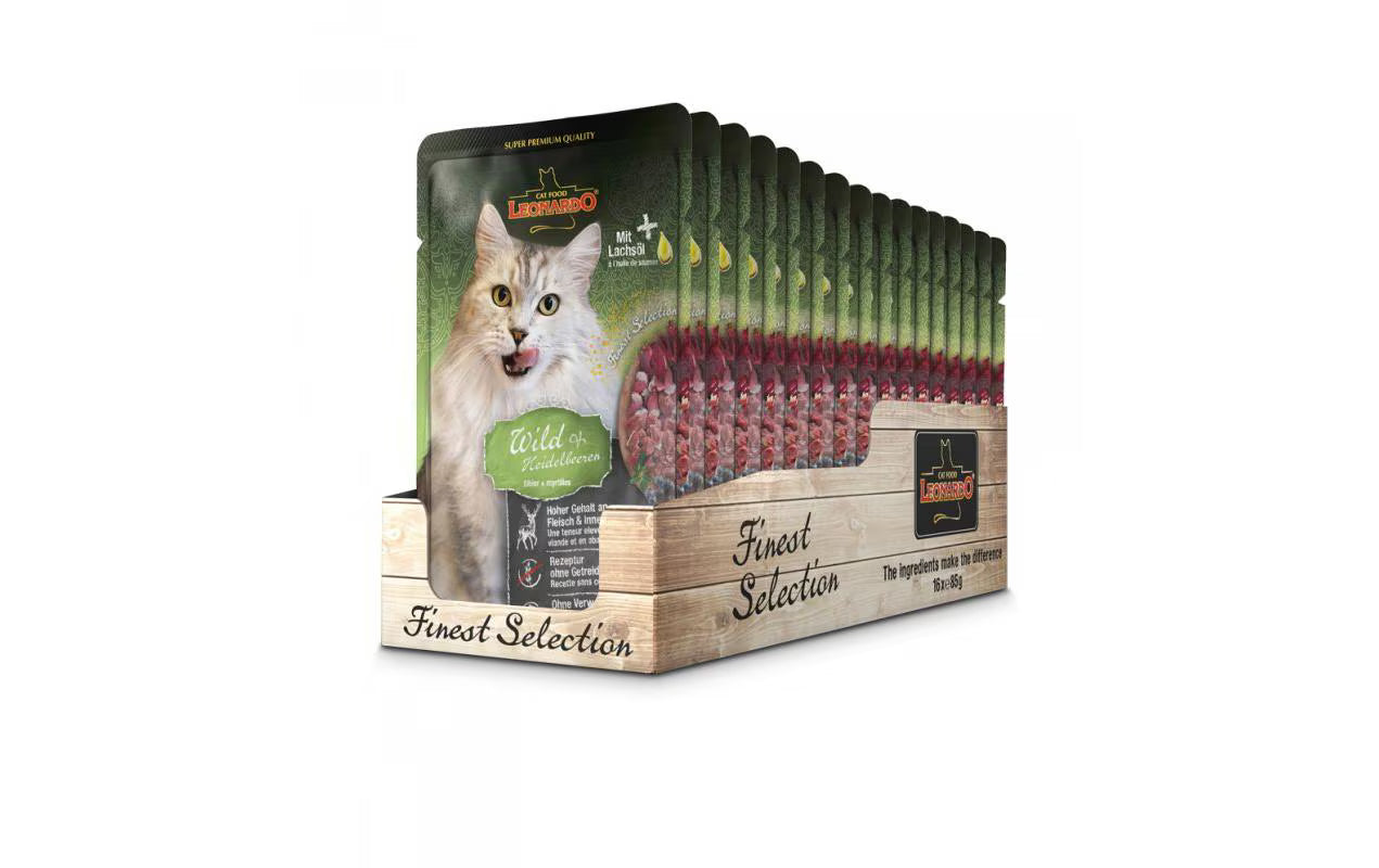 Leonardo Cat Food Nassfutter Wild &