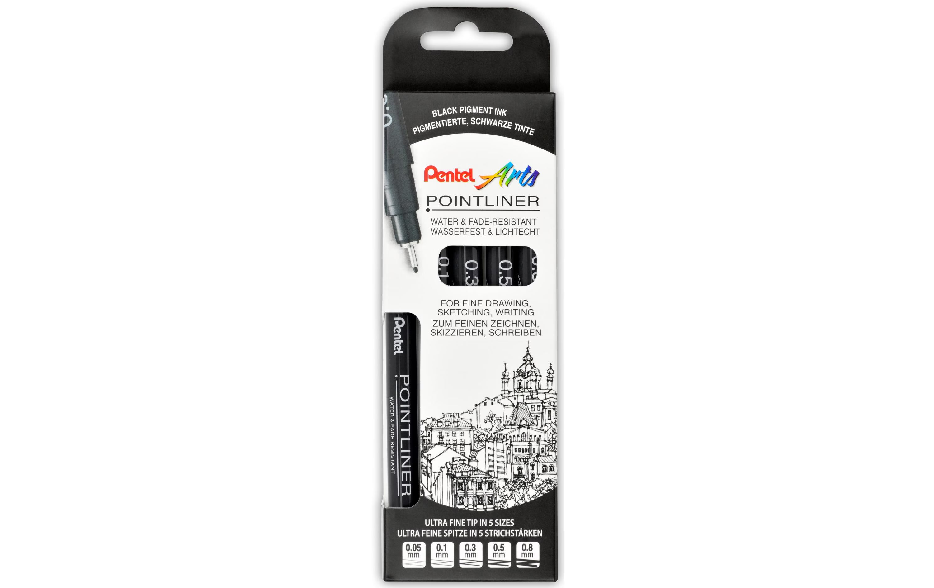 Pentel Fineliner Pigment Pointliner