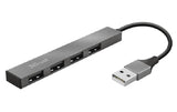 Trust Halyx Mini USB Hub mit 4-Port