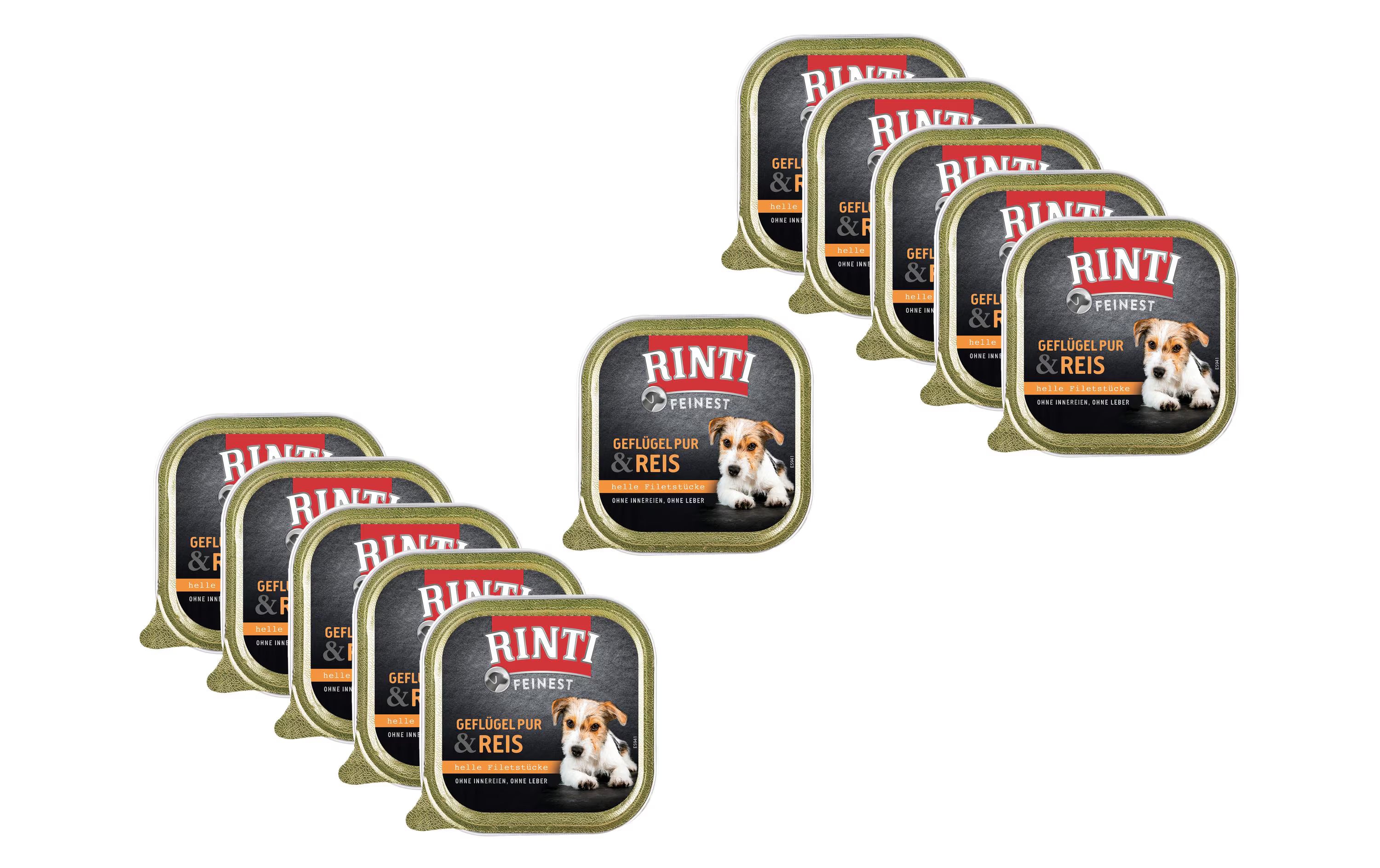 Rinti Nassfutter Feinest Geflügel Pur &