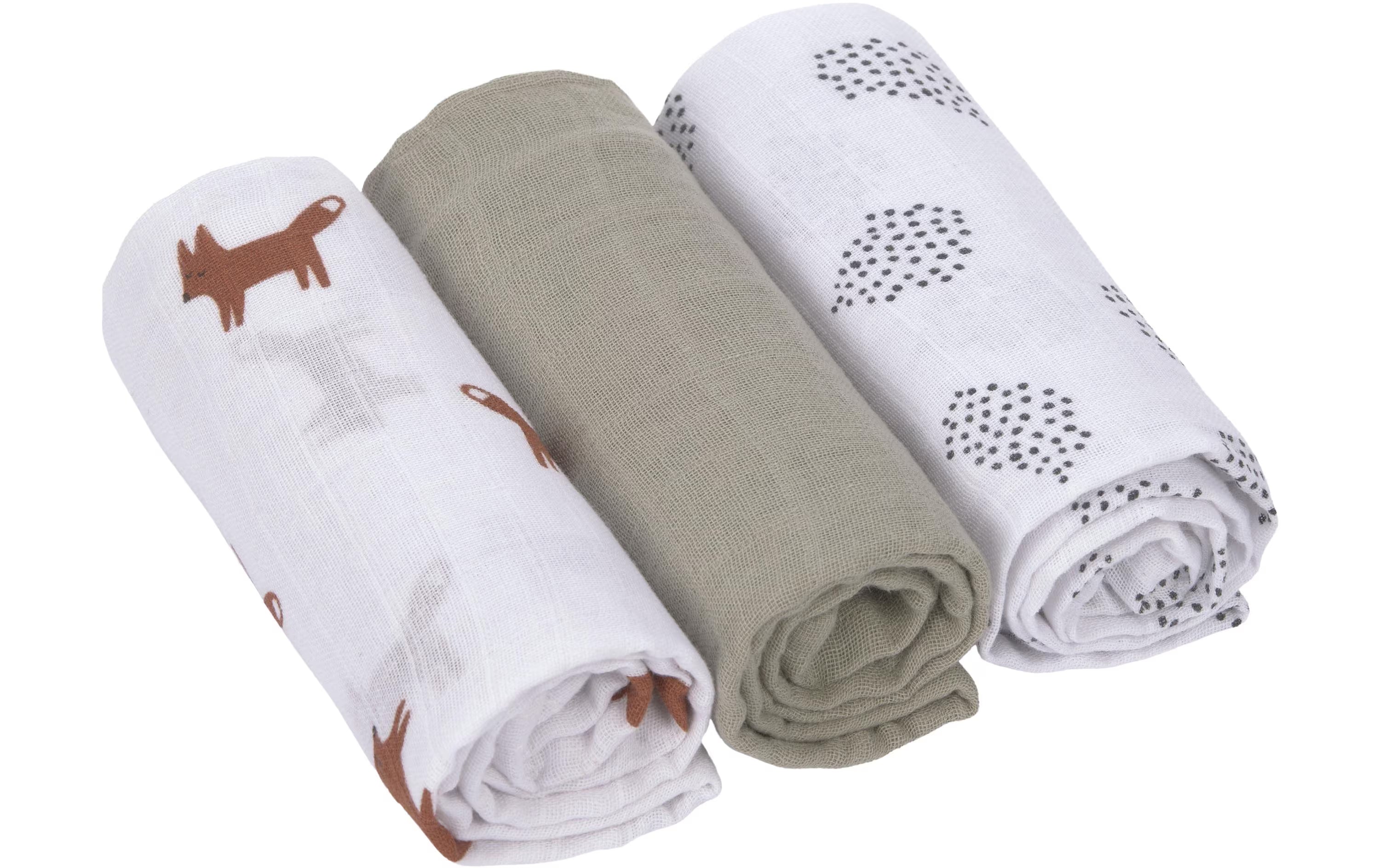 Lässig Mulltuch 3er Set 60 x 60 cm