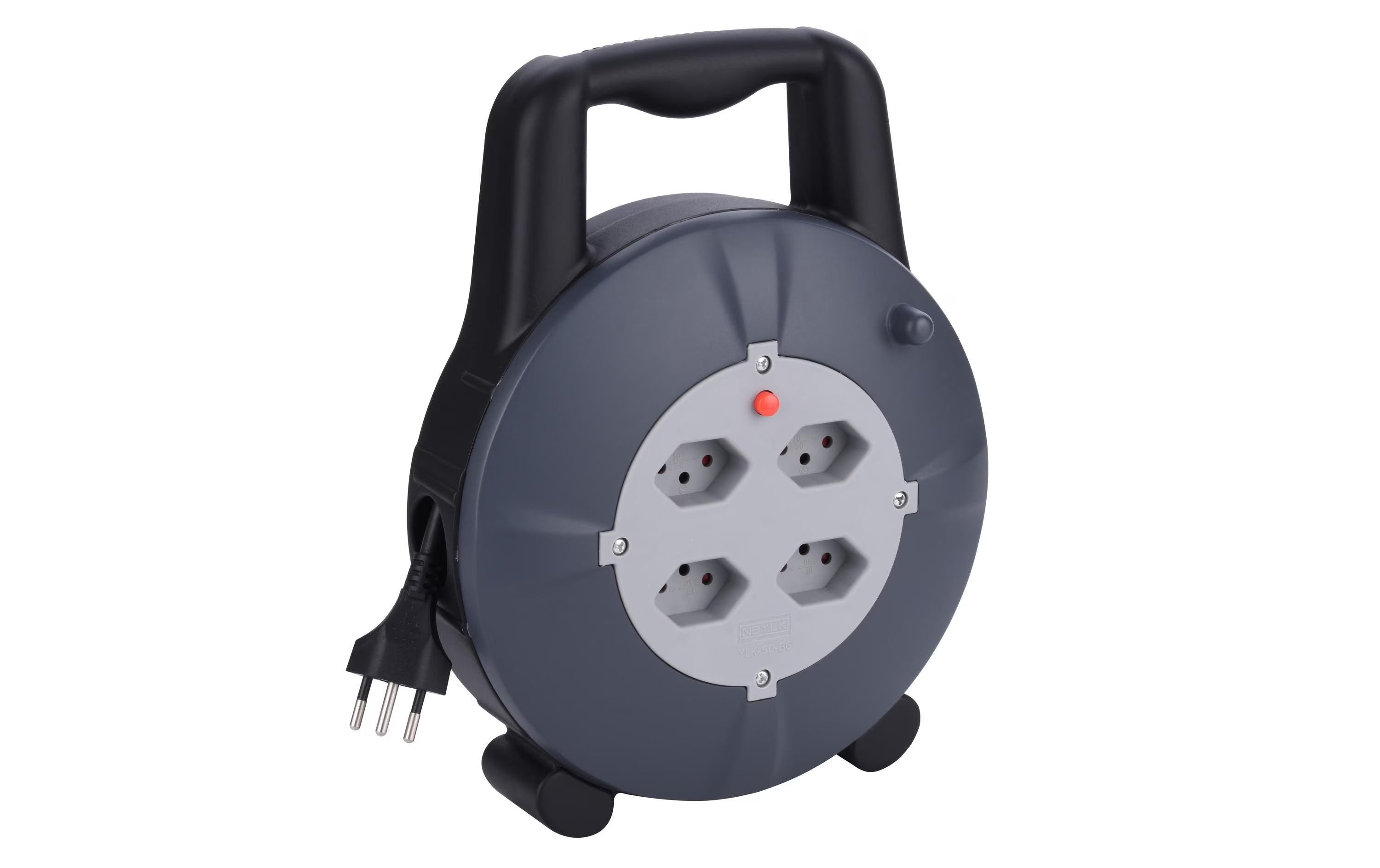 Kabelrolle 10 m, 4x T13 Steckdose
