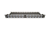24-Port 1HE Patchpanel, geschirmt
