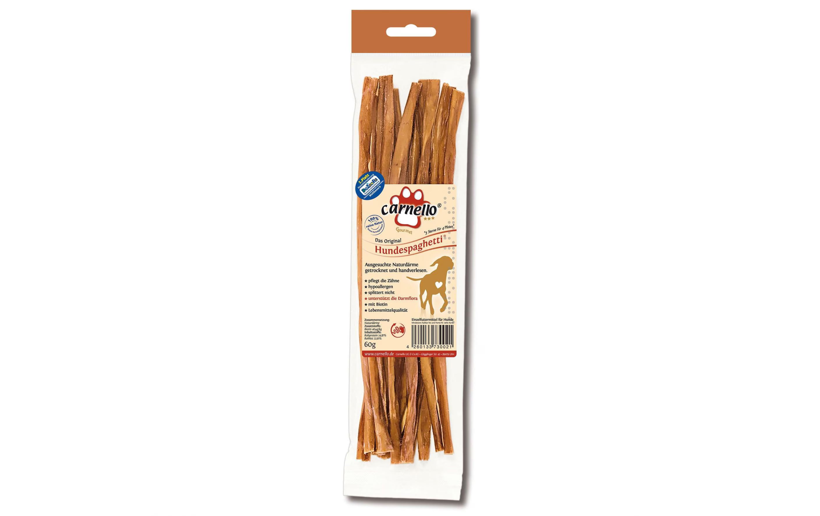 Carnello Spaghetti natur 24cm, 60g