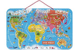 Magnetpuzzle Weltkarte 92tlg.