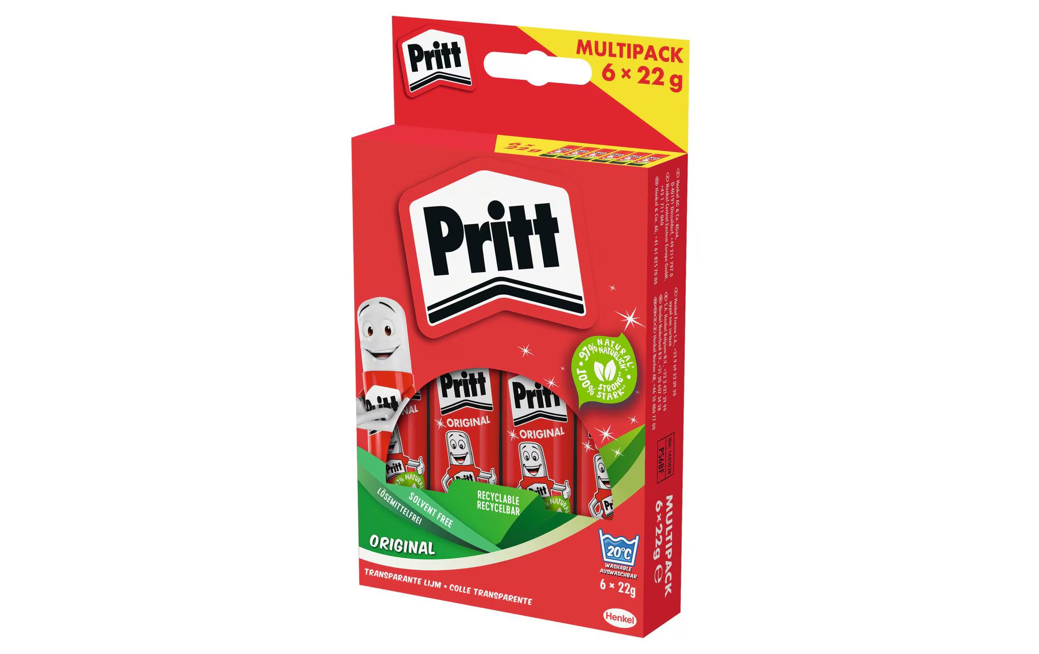 Pritt Klebestift 22g multi 6er Pack
