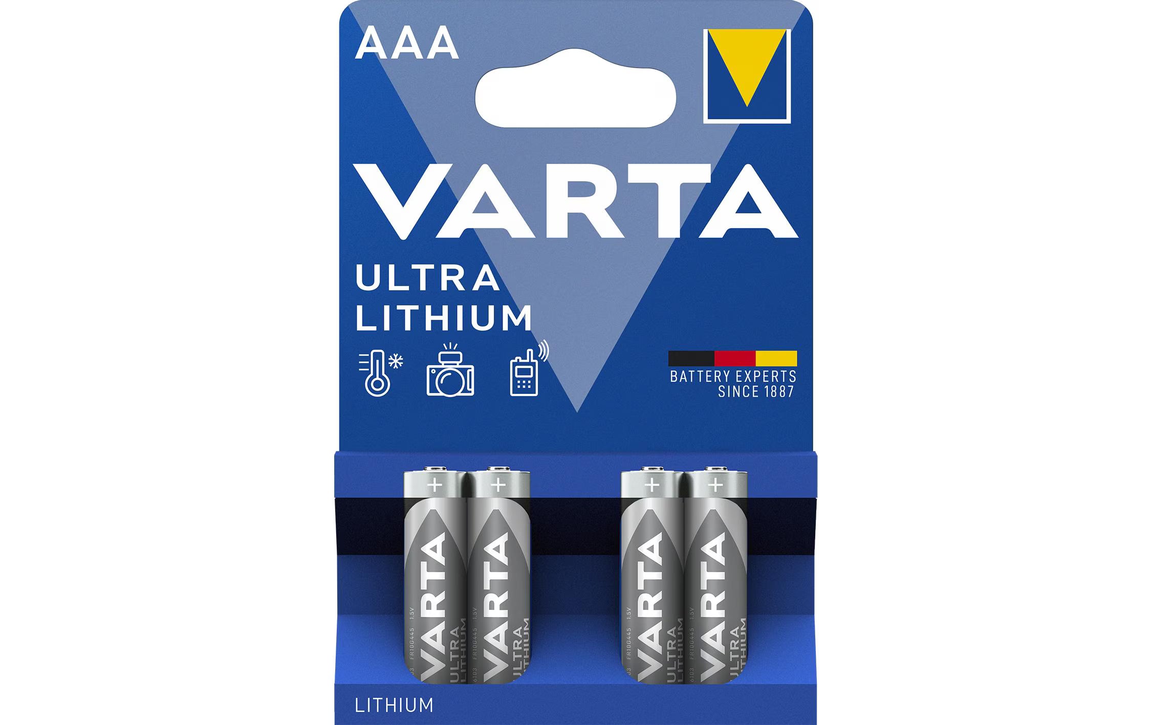 VARTA Lithium Batterie AAA, 1.5V, 4Stk