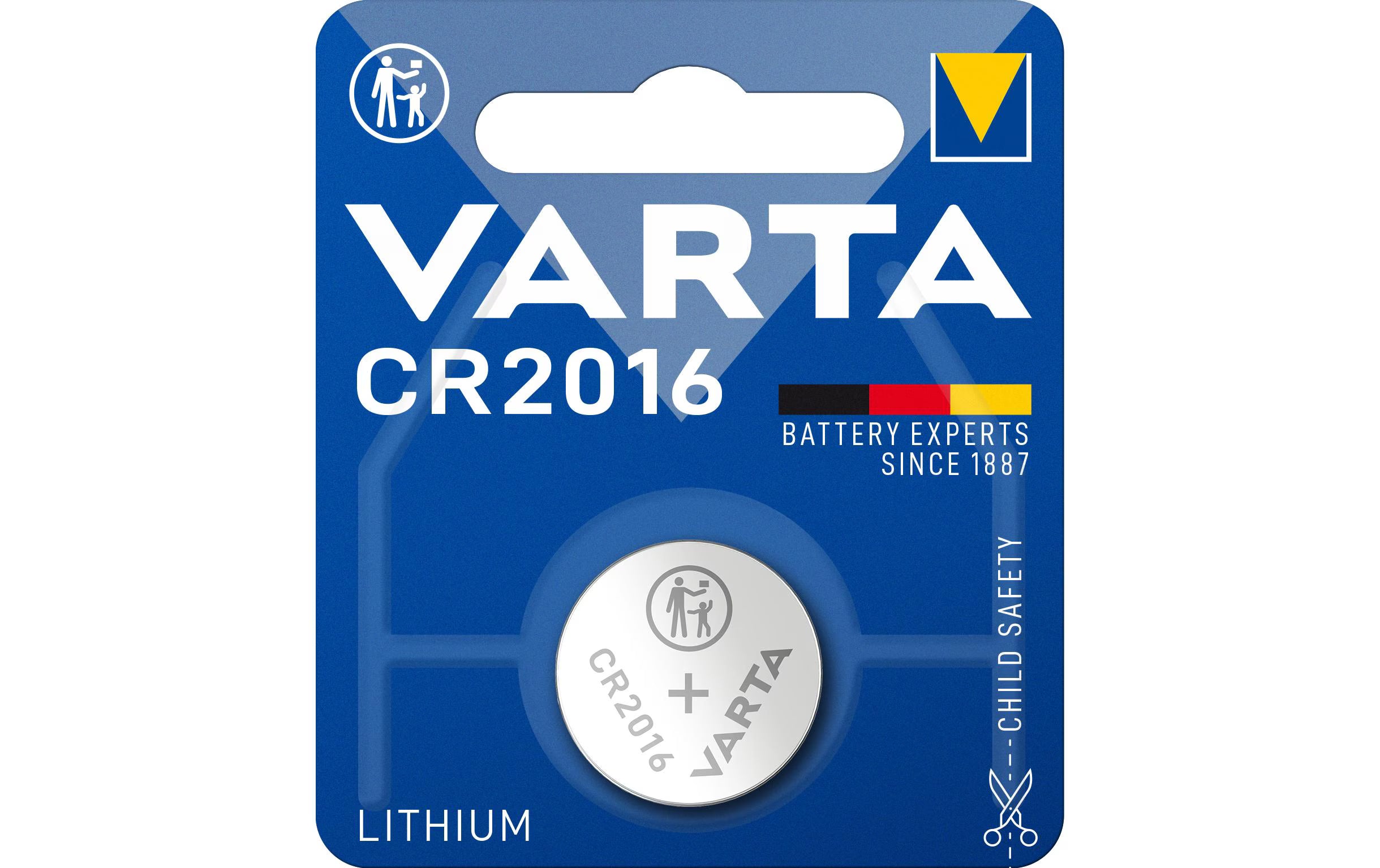 Varta, Knopfzelle CR2016 , 1 Stück