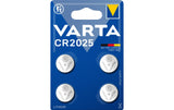 Varta, Knopfzelle CR2025 , 4 Stück