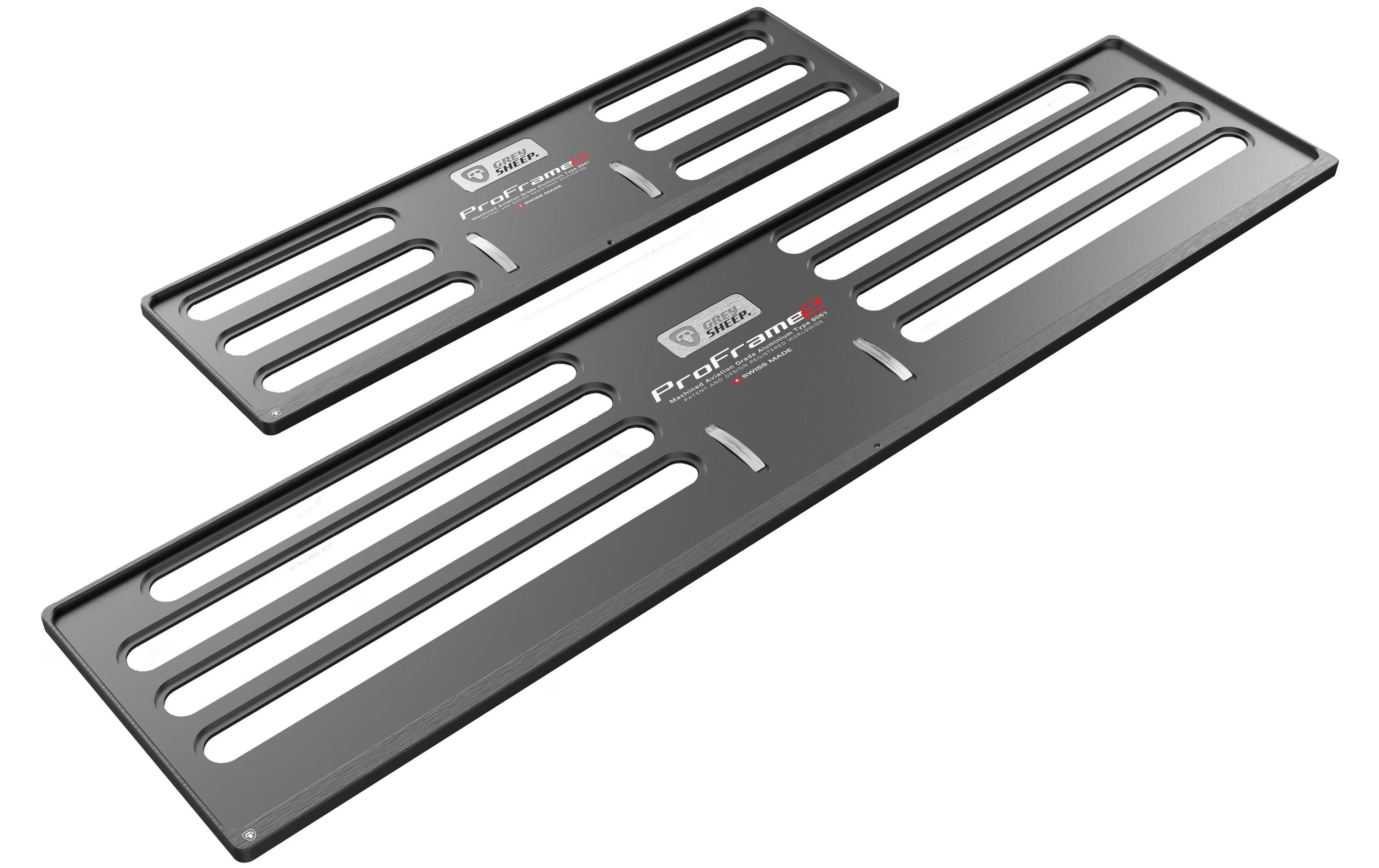 ProFrame 2, Nummernrahmen Set,Aluminium