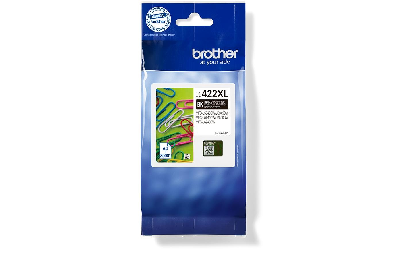 Brother Tinte LC-422XLBK