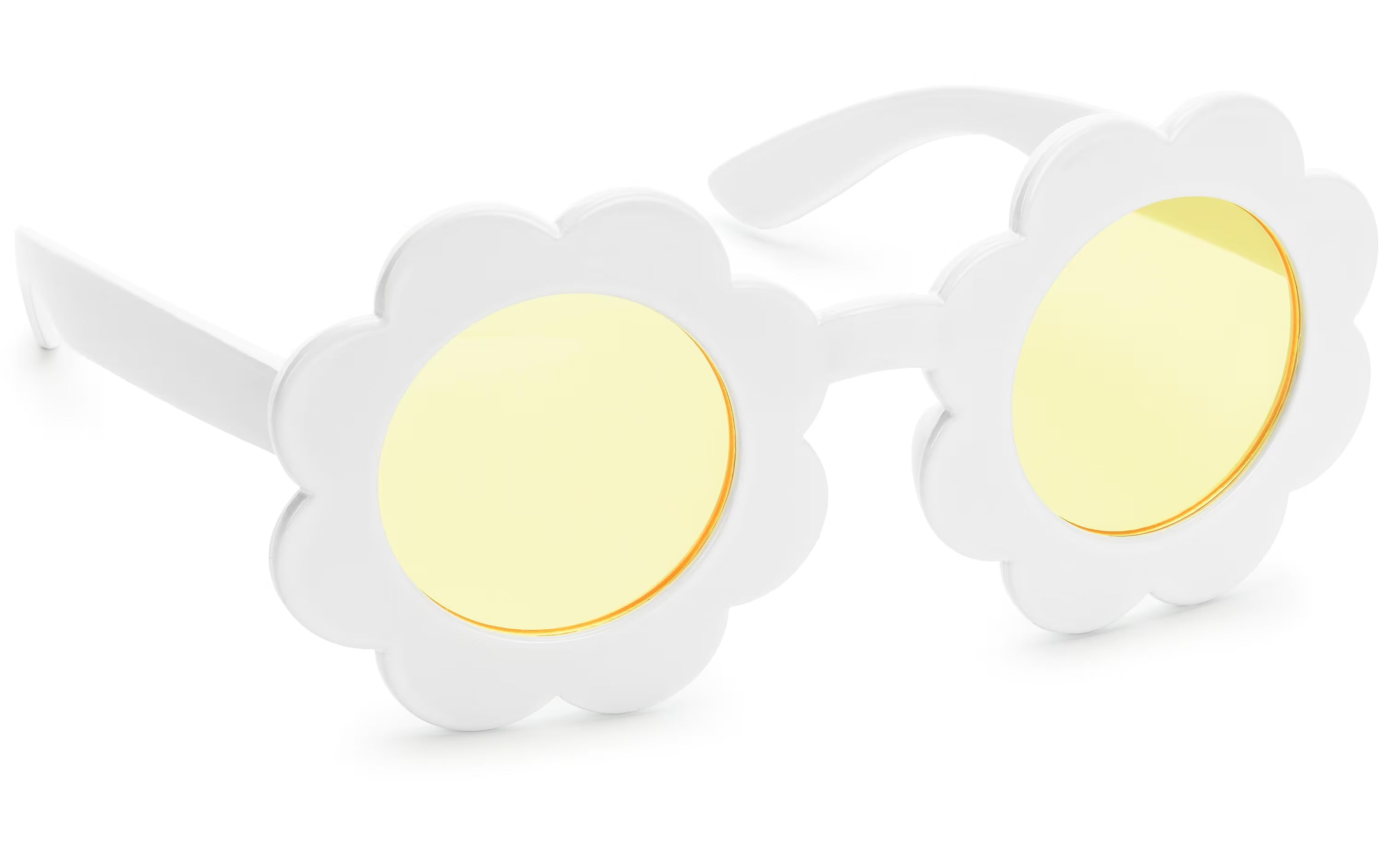 Partydeco Brille Gänseblümchen