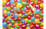 B+C Geschenkpapier Just Smileys