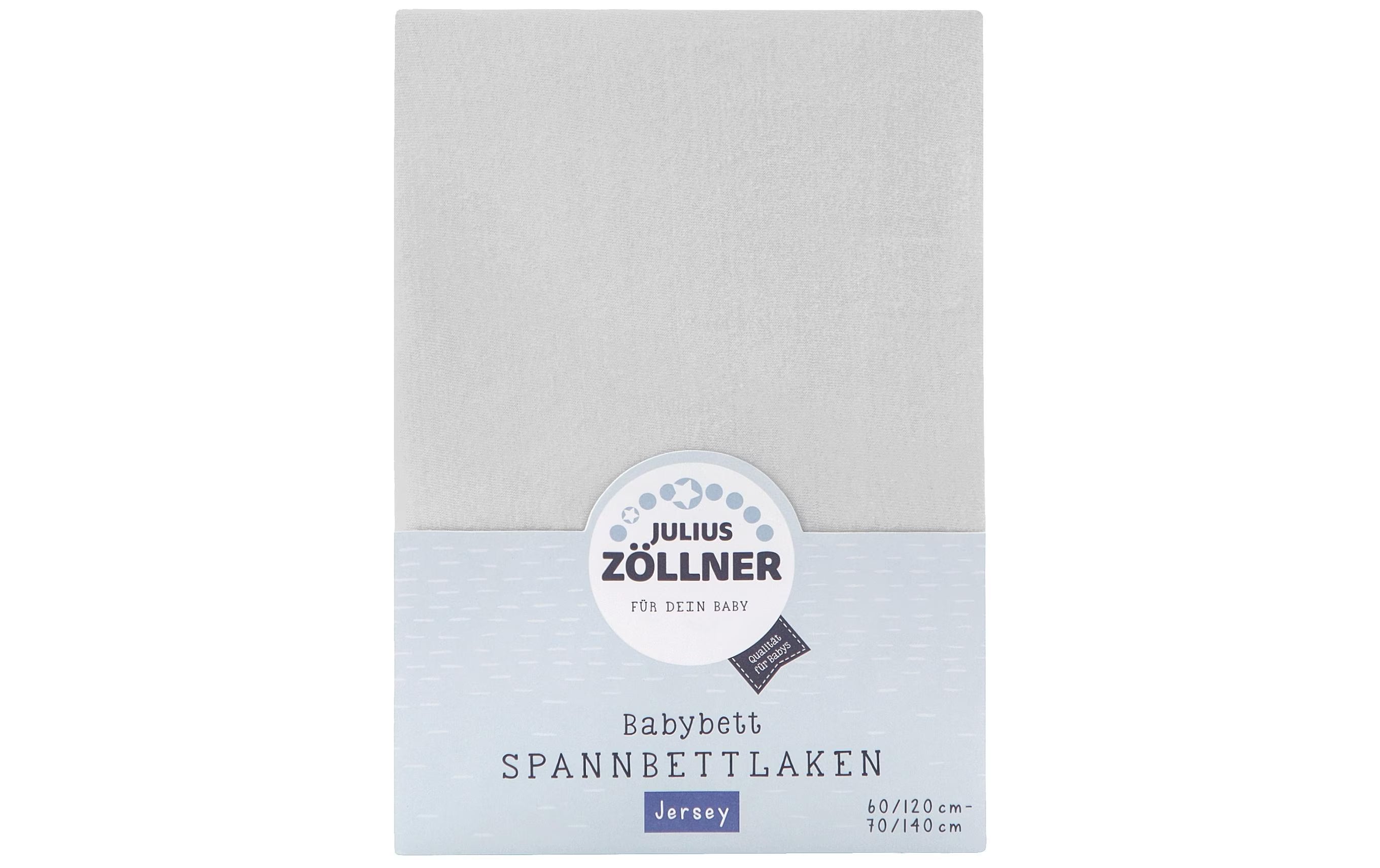 Julius Zöllner Fix-Leintuch Jersey Hellgrau