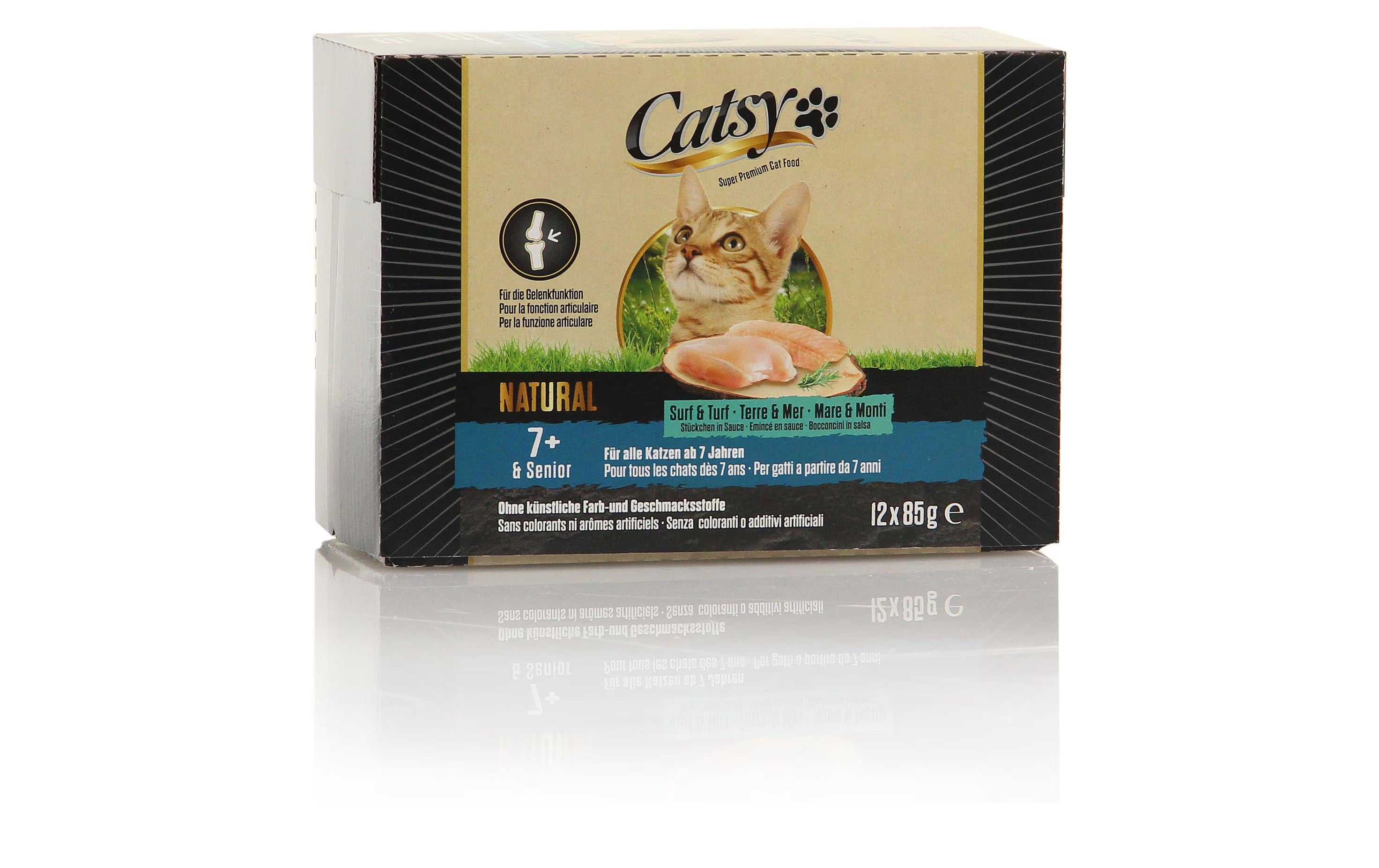Catsy 7+ Cat Pouch Surf & Turf