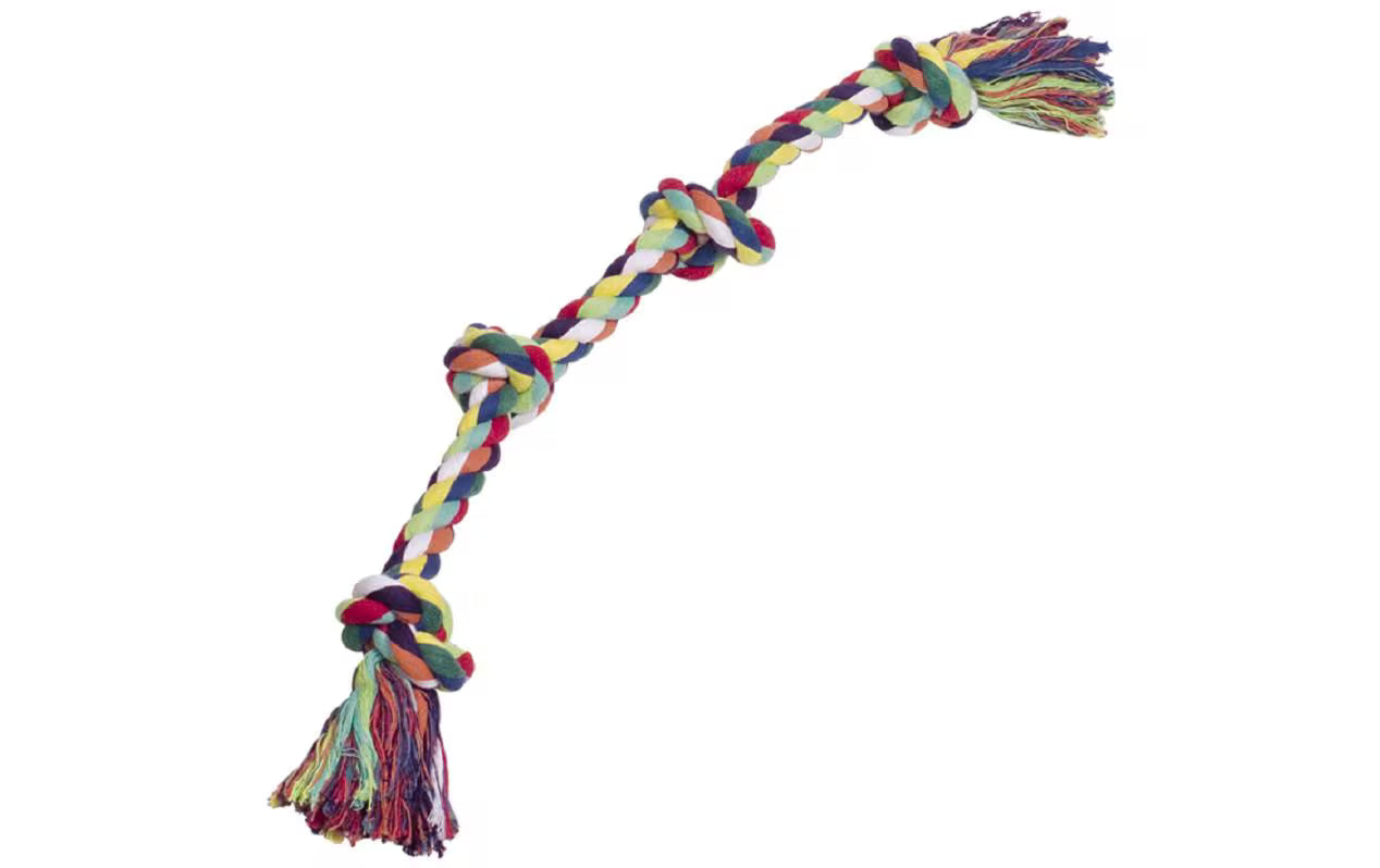 Nobby Knotenseil bunt 250g, 4 Knoten