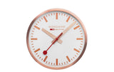 Mondaine Wanduhr kupfer 25cm