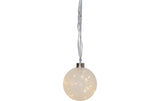 Star Trading Glasdekoration Glow Snow