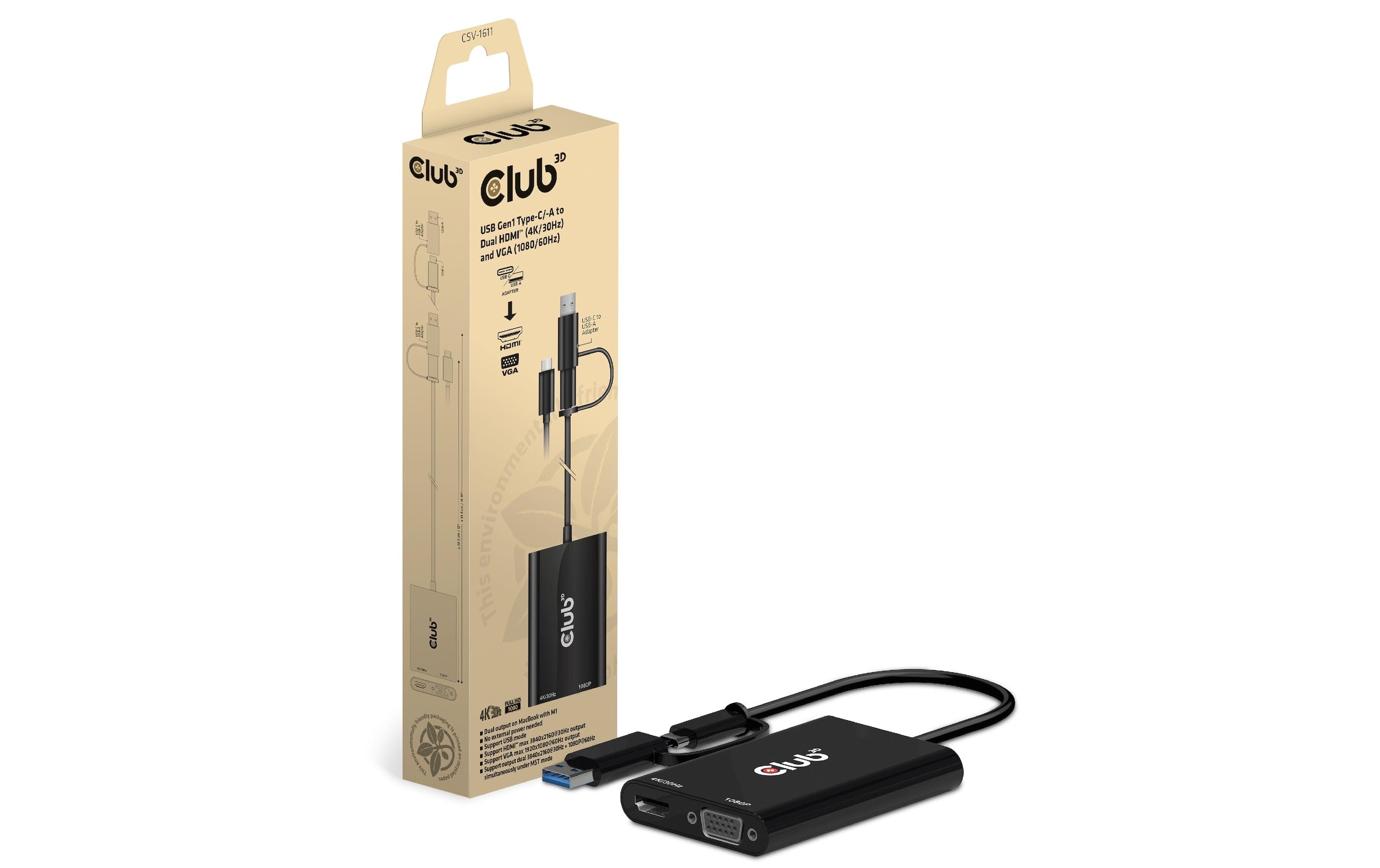Club 3D Adapterkabel CSV-1611