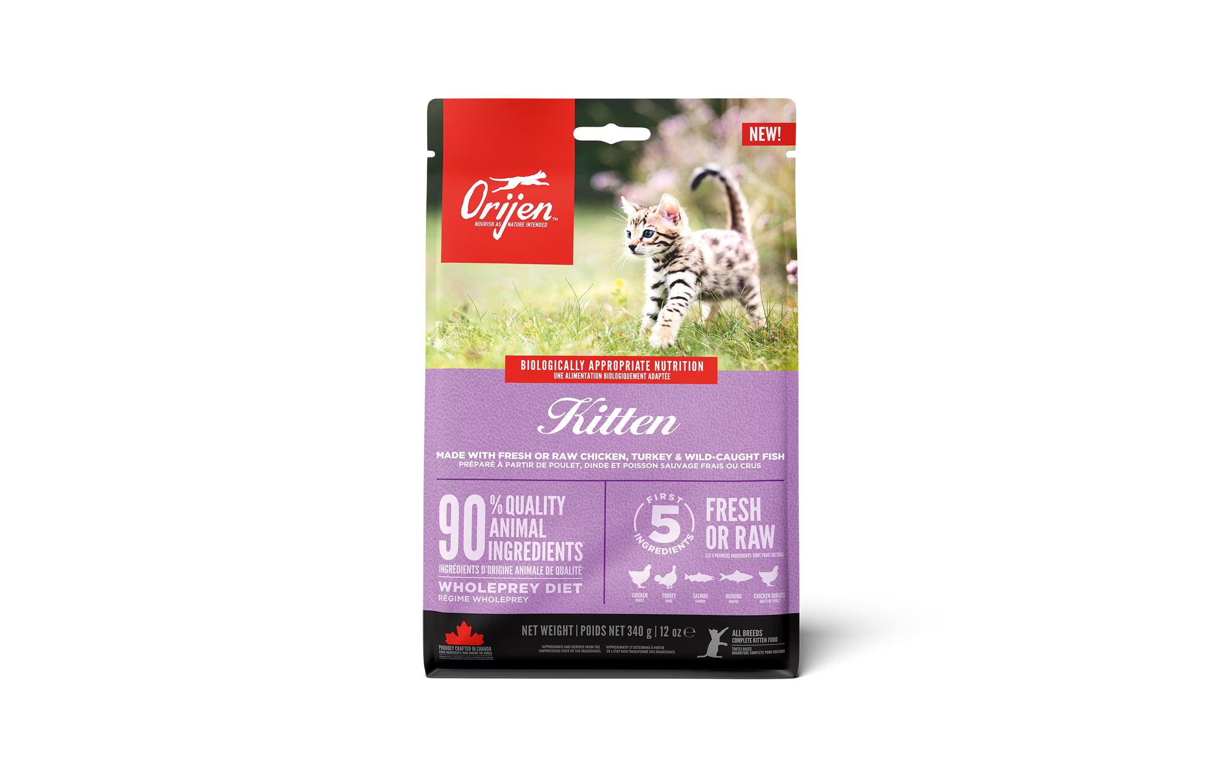 Orijen Trockenfutter Kitten mit Huhn,