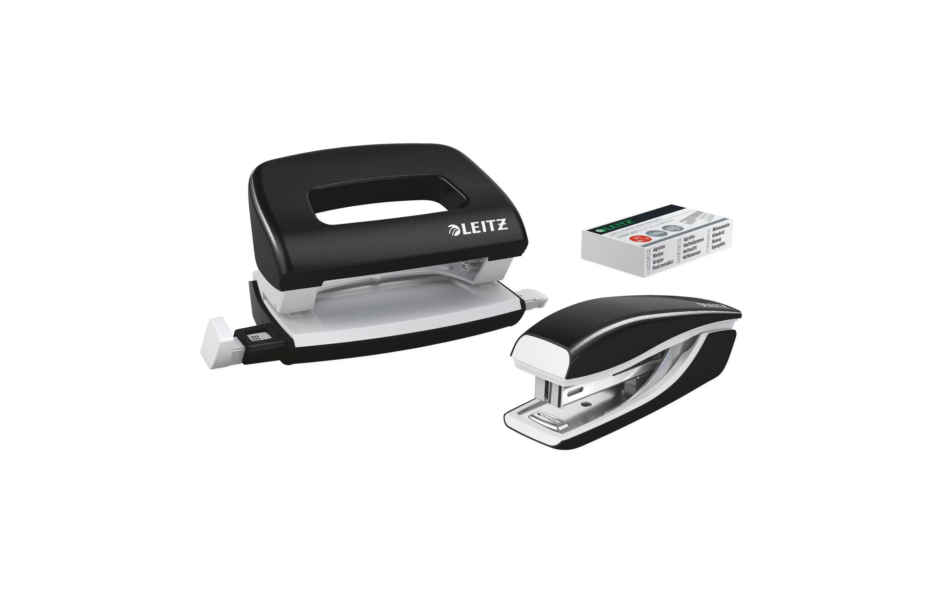 Leitz Set Mini-Locher+Mini-Heftgerät WOW