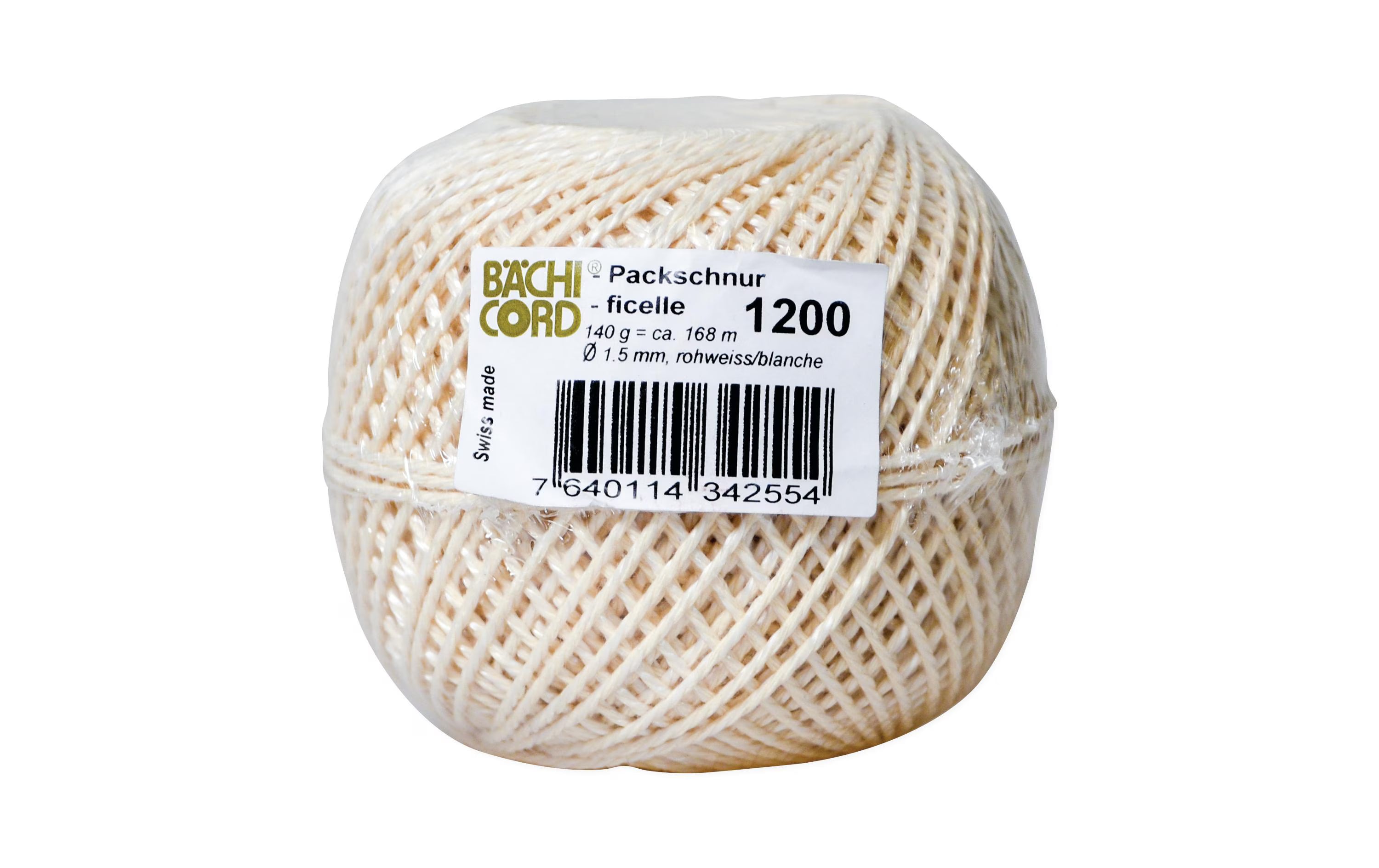 Baechi Cord, Schnur Ø 1.5 mm, 168 m