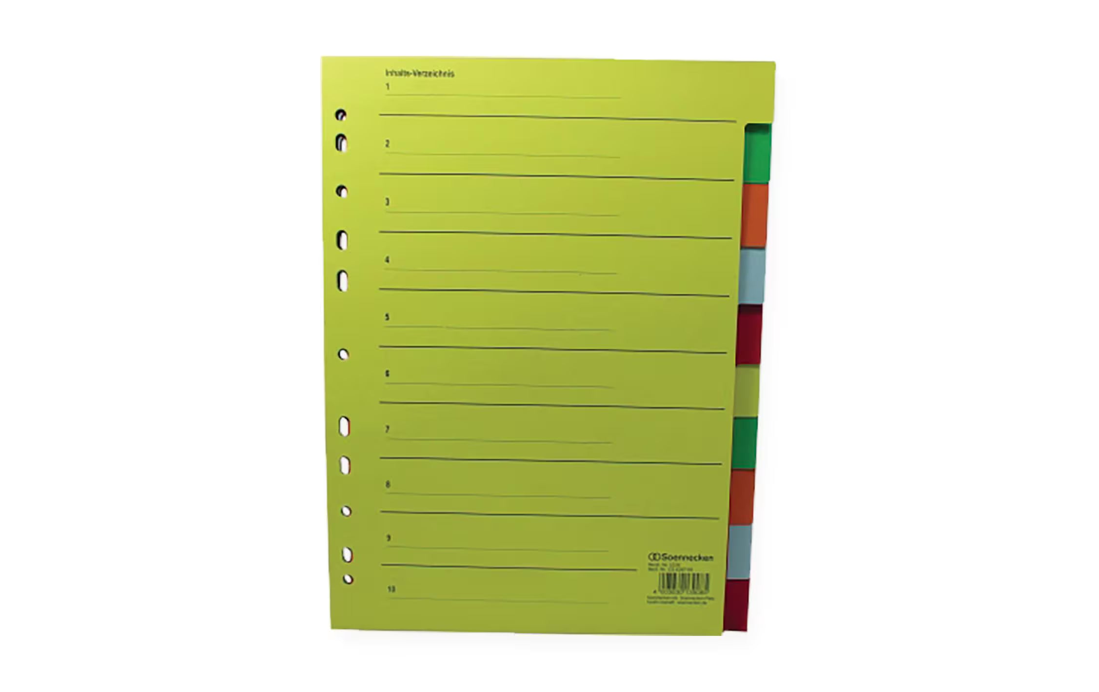 Soennecken Blankoregister RC