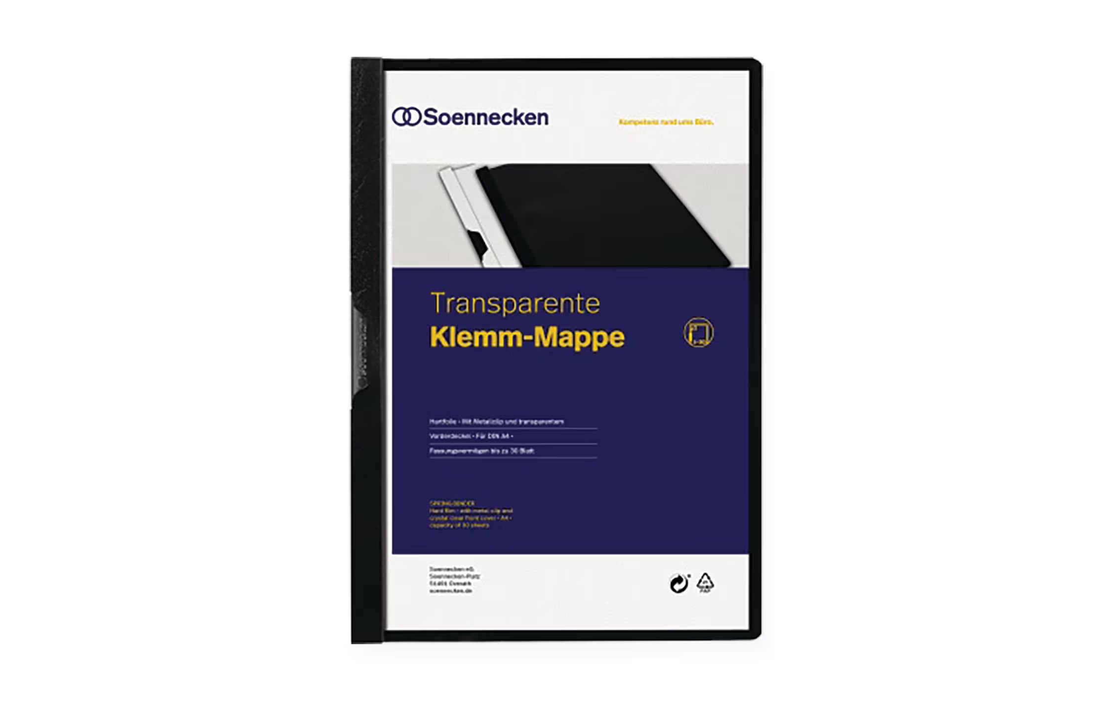 Soennecken Klemmhefter A4,