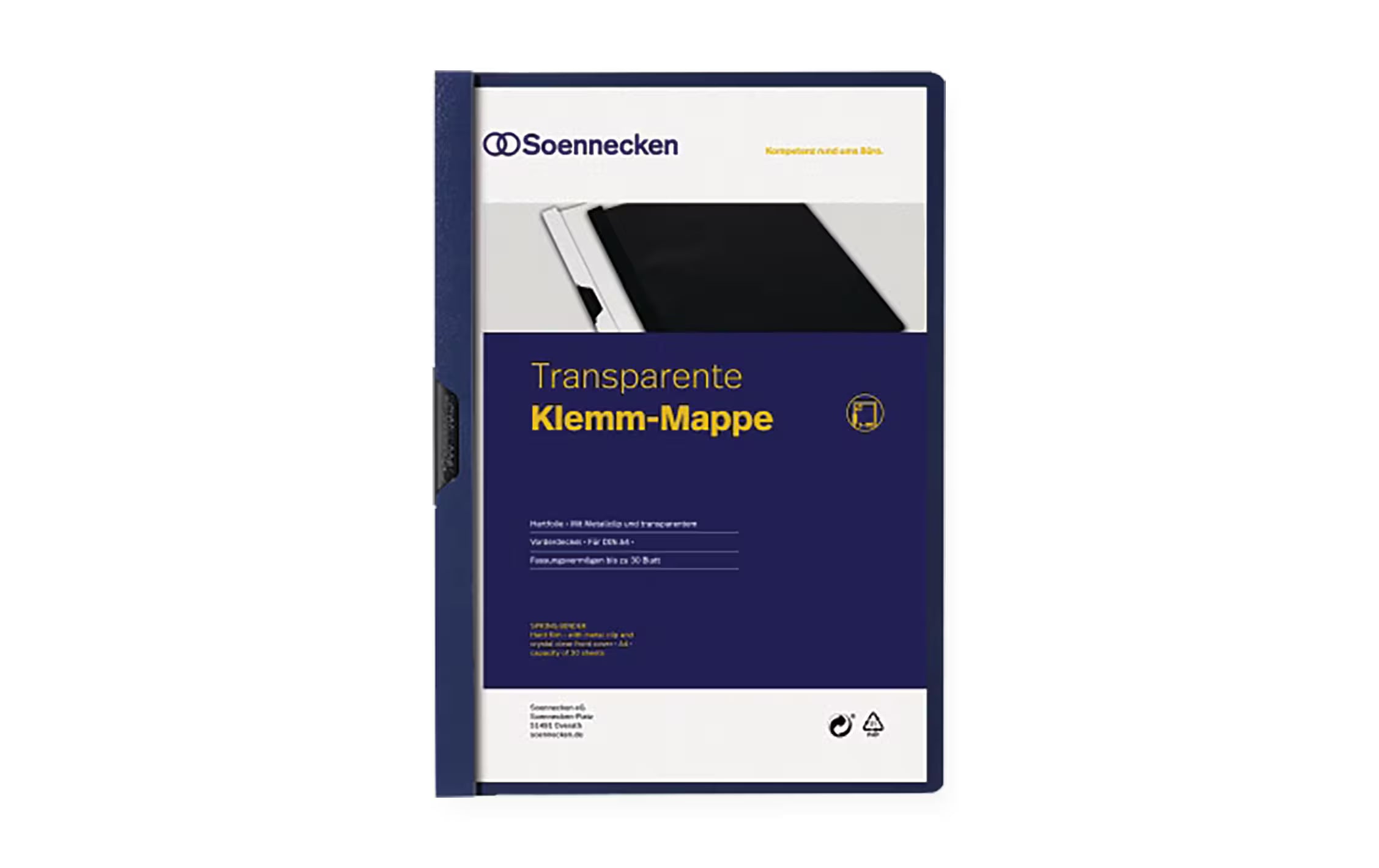 Soennecken Klemmhefter A4,