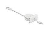 Delock Easy 45 Modul Ausrollkabel, weiss