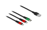 Delock, USB-Ladekabel USB A - Lightning/USB