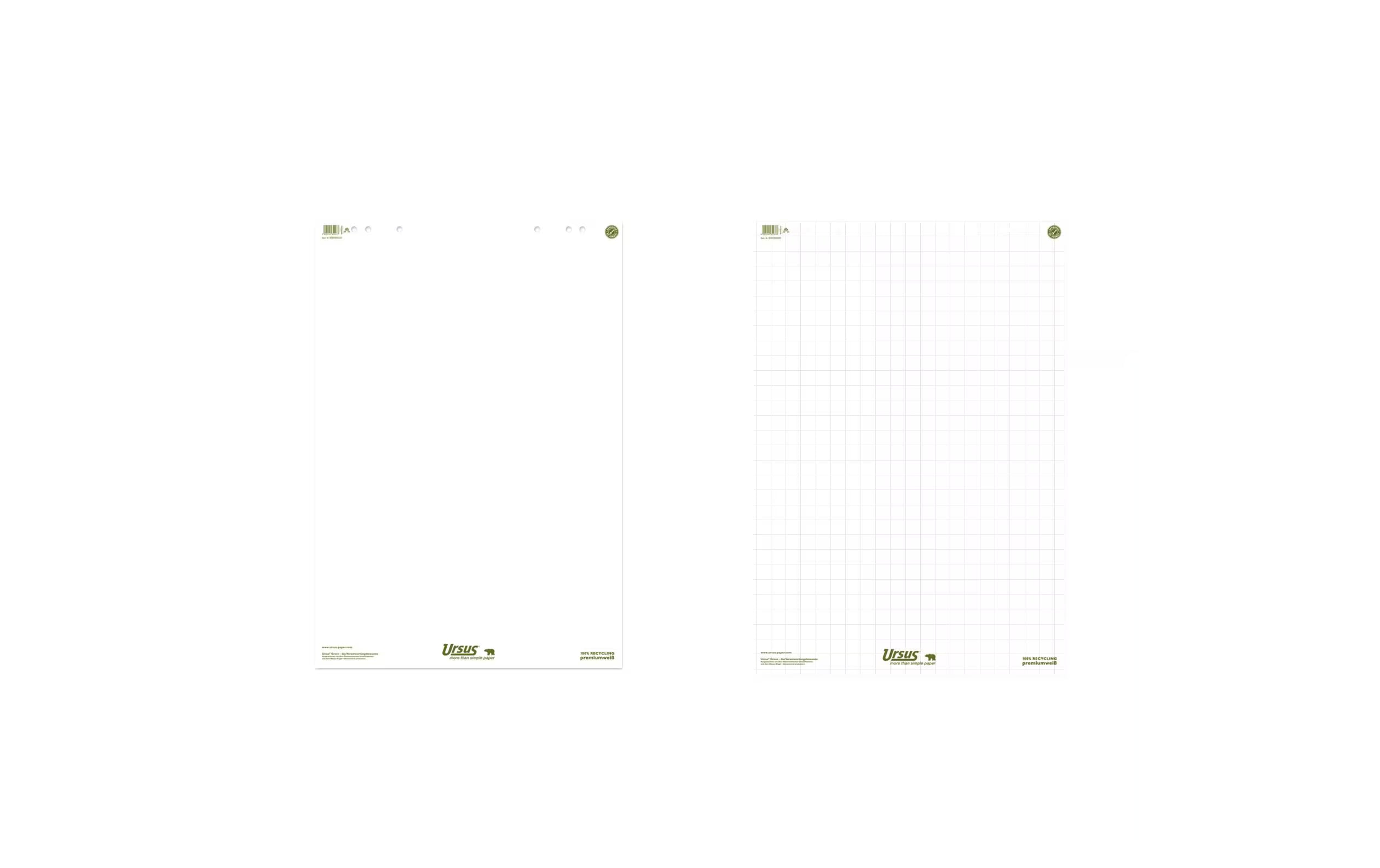 ursus green Flipchart Block Recycling