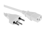 F.power Netzkabel C13-T12 0.5m ws