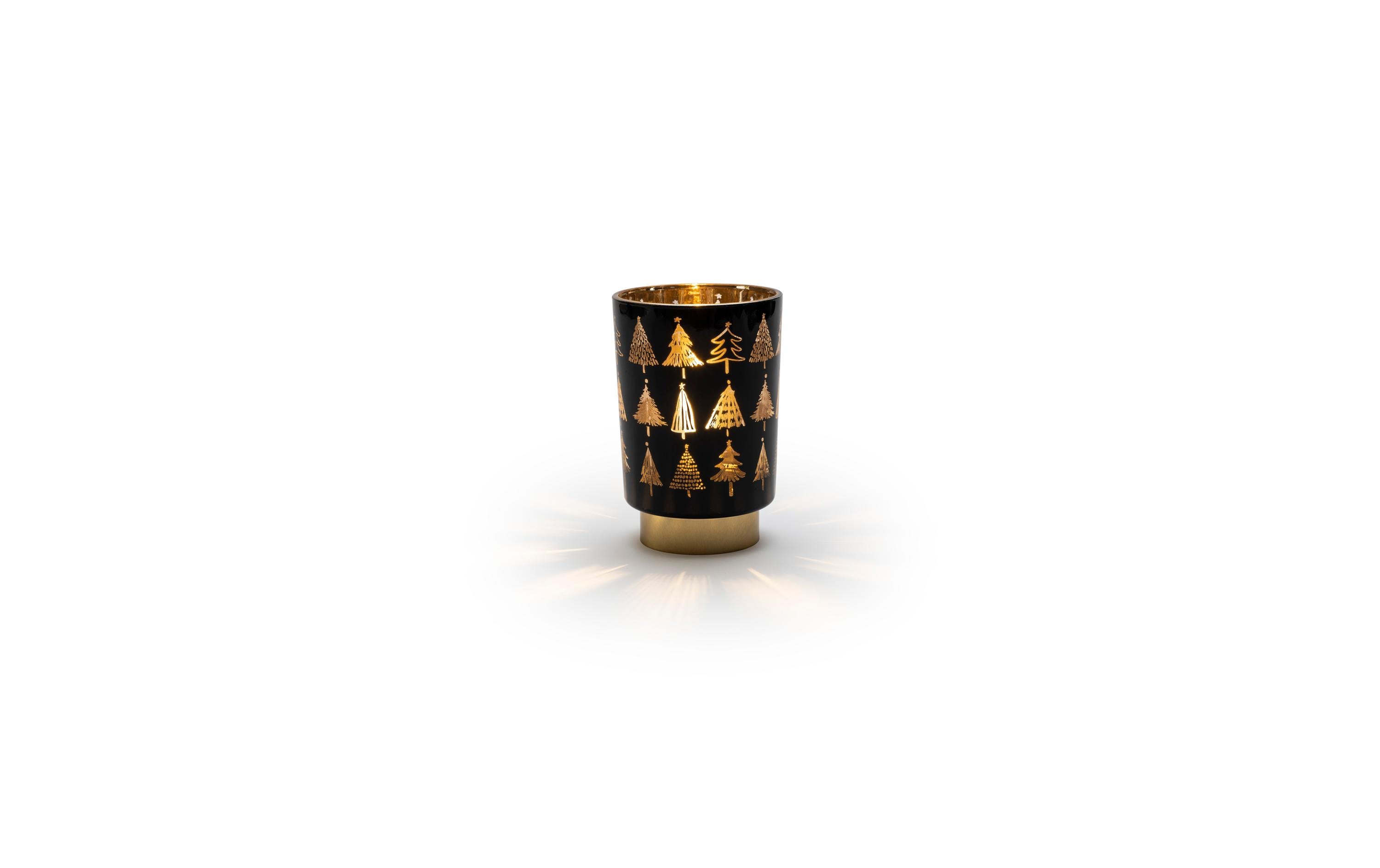 STT LED Glas Black tree Lantern S