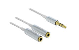 Delock, Audio-Kabel Klinke 3.5 mm, male – f